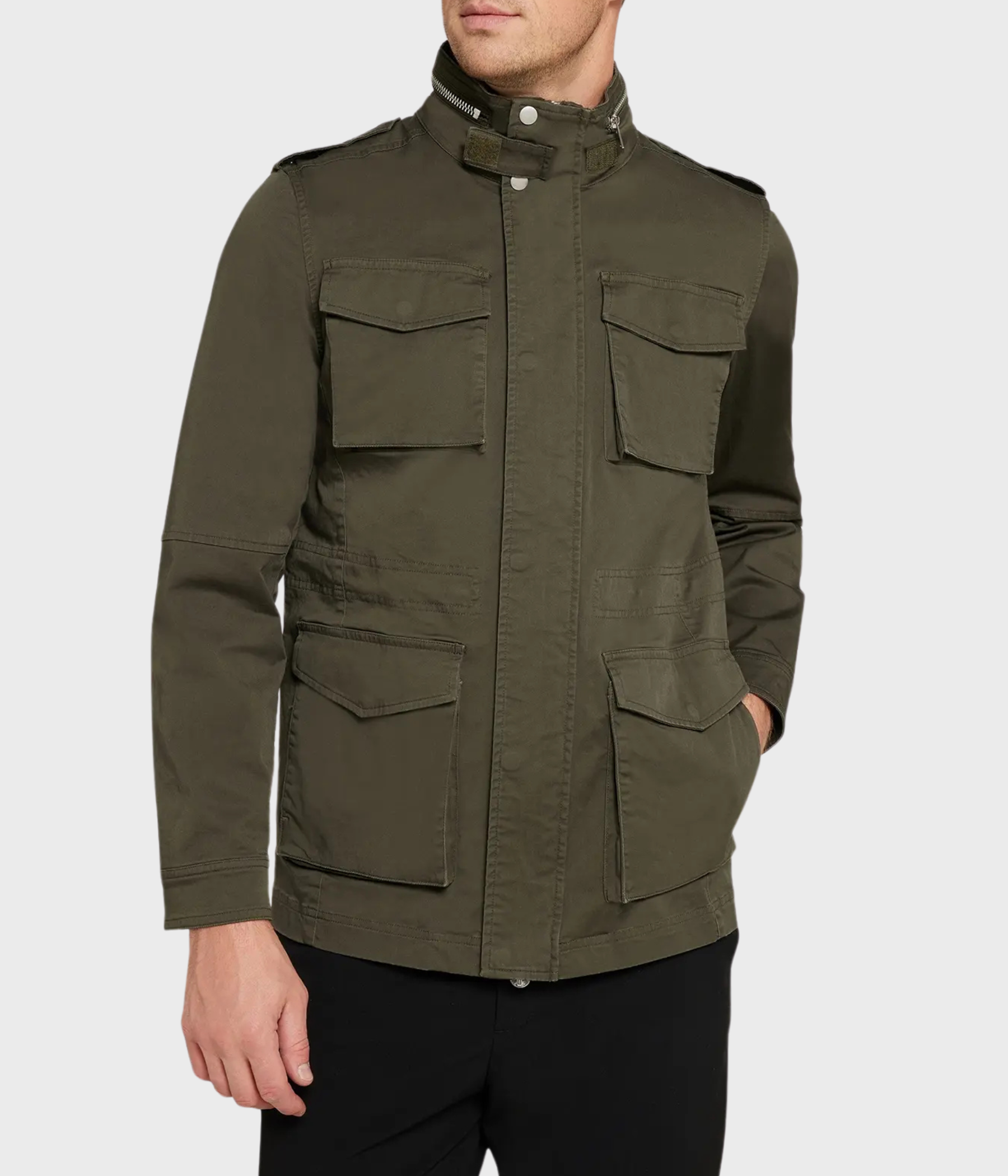 En mörkgrön jacka från Rockandblue