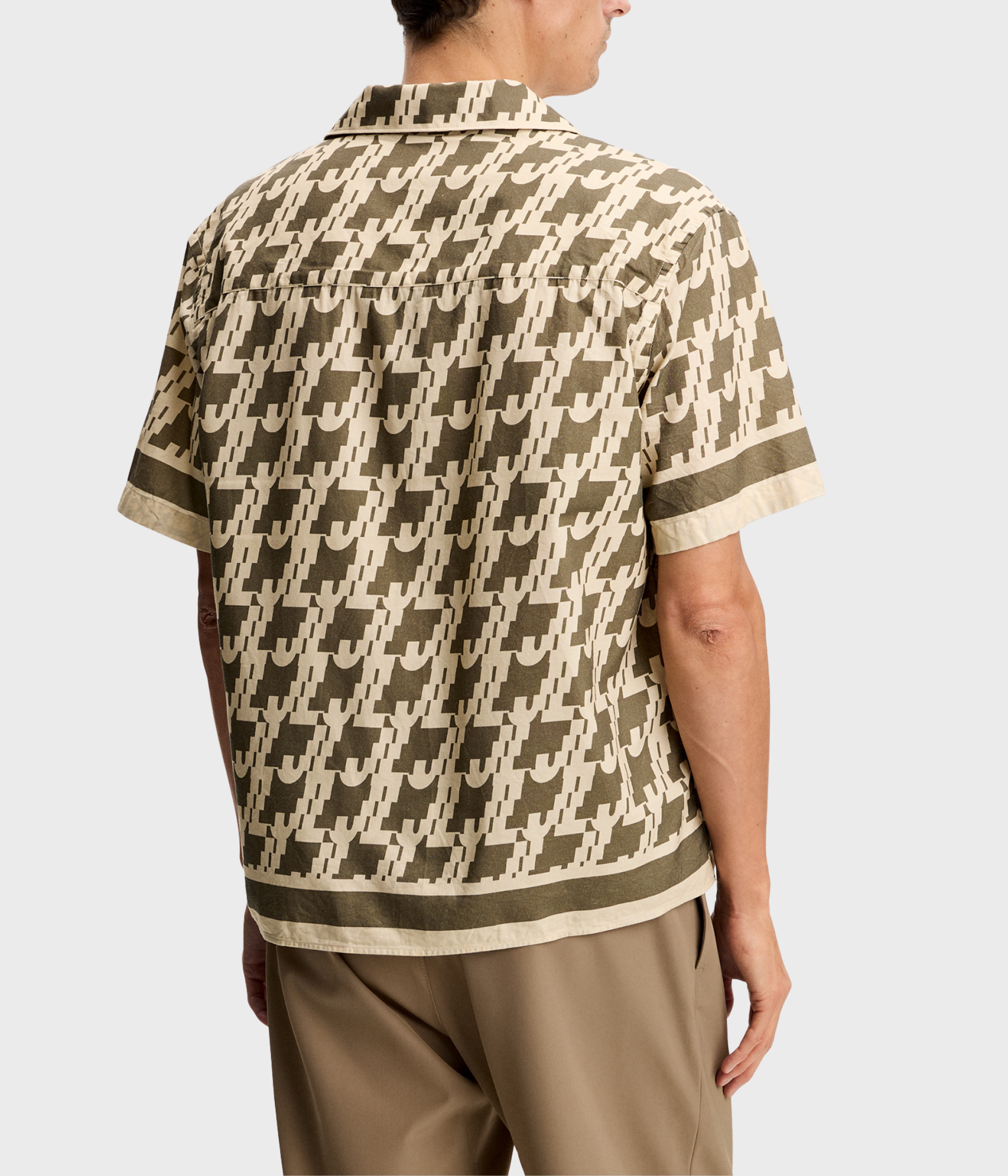 Ellis Border Resort Shirt (M573 JL Glitch Kalamata)