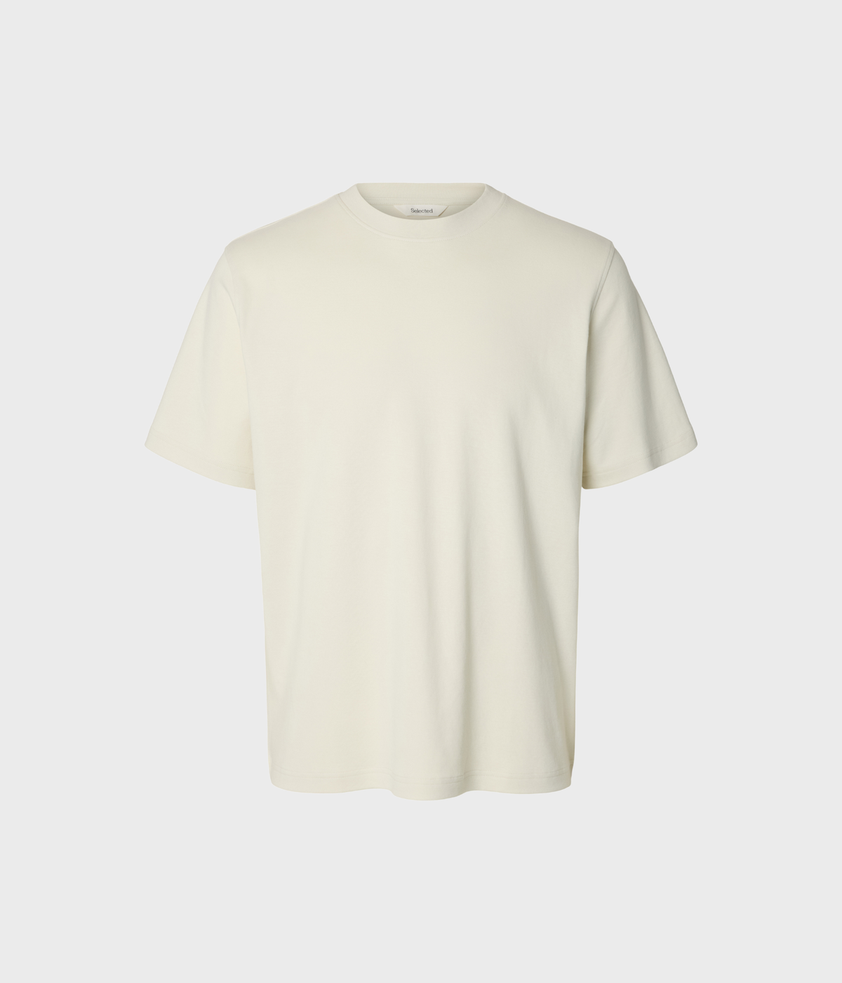 Slmtaj Mid Wgt Peach Ss O-Neck Tee Noos (Silver Birch)
