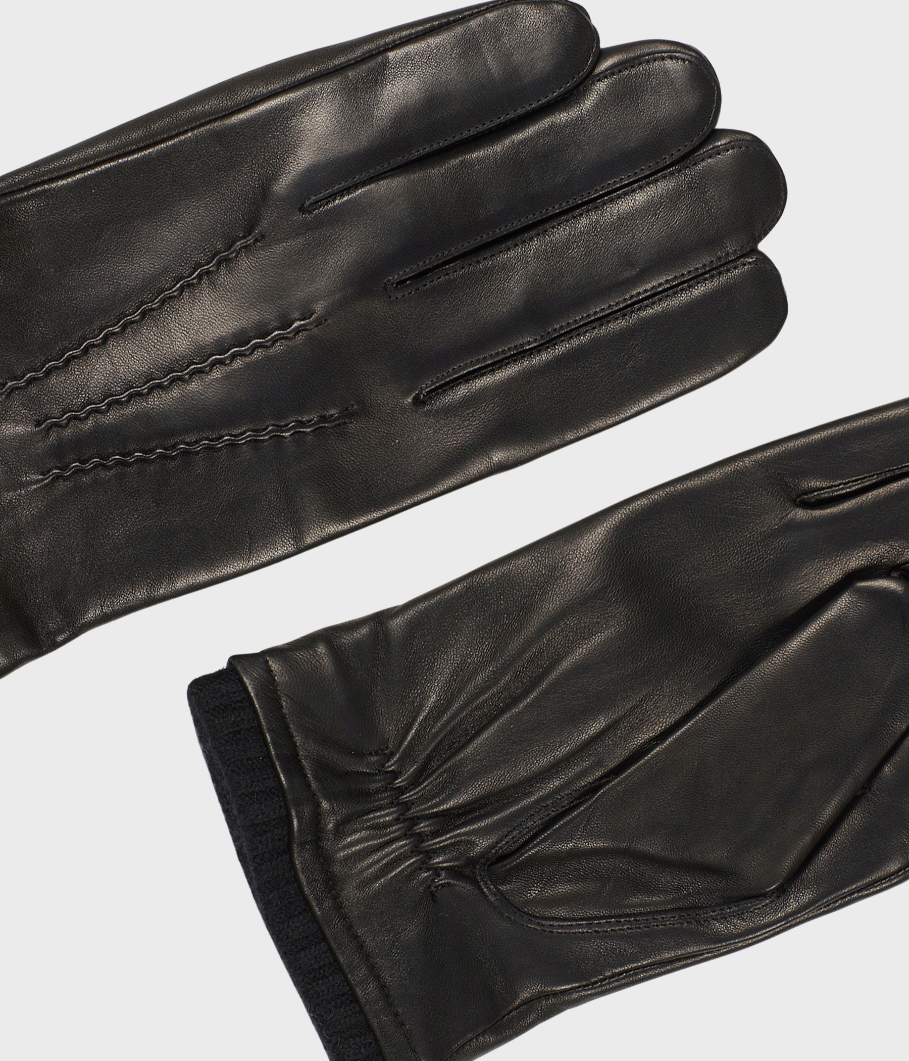 Howard Leather Gloves Ted (Black)