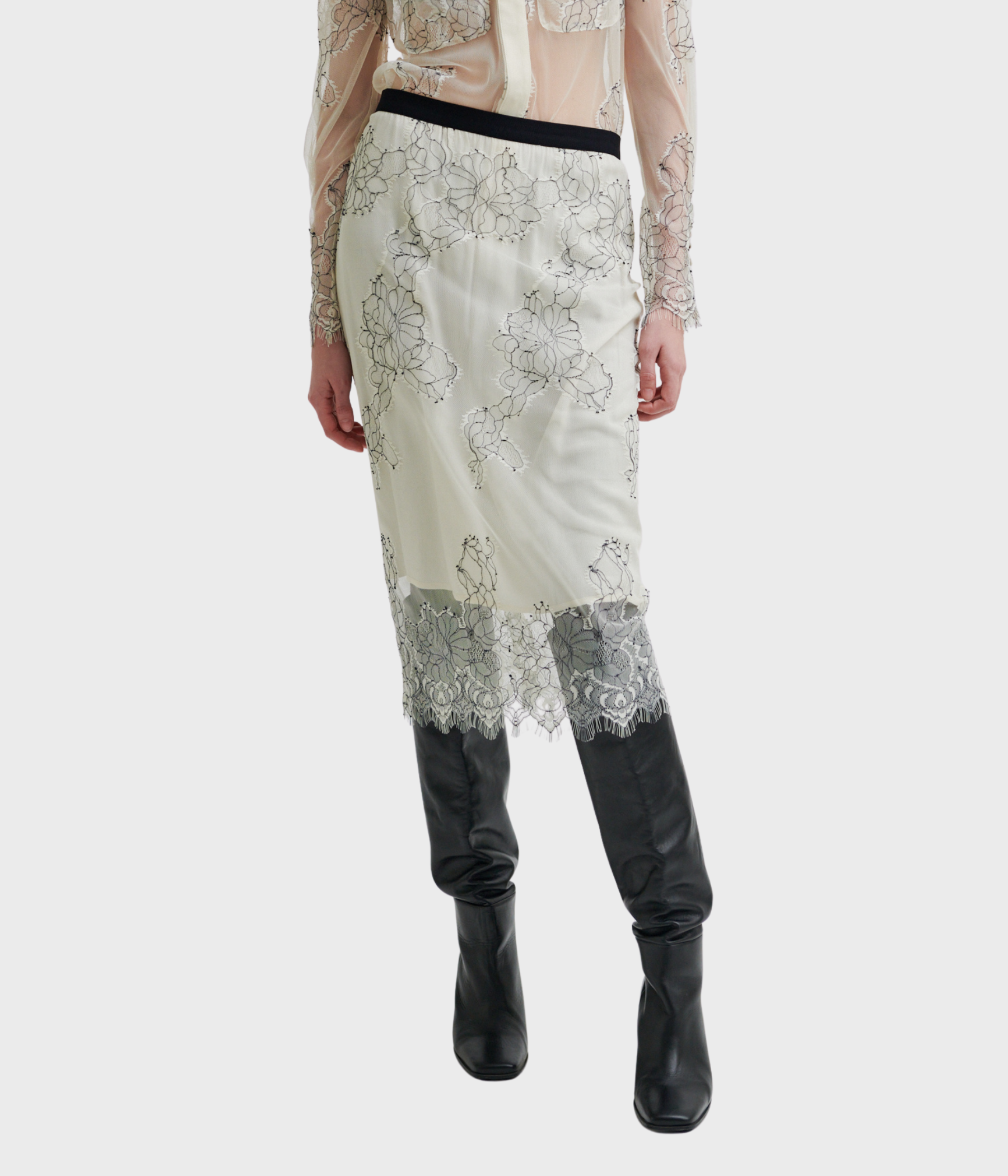 Wila Lace Skirt. (0508 Tofu)