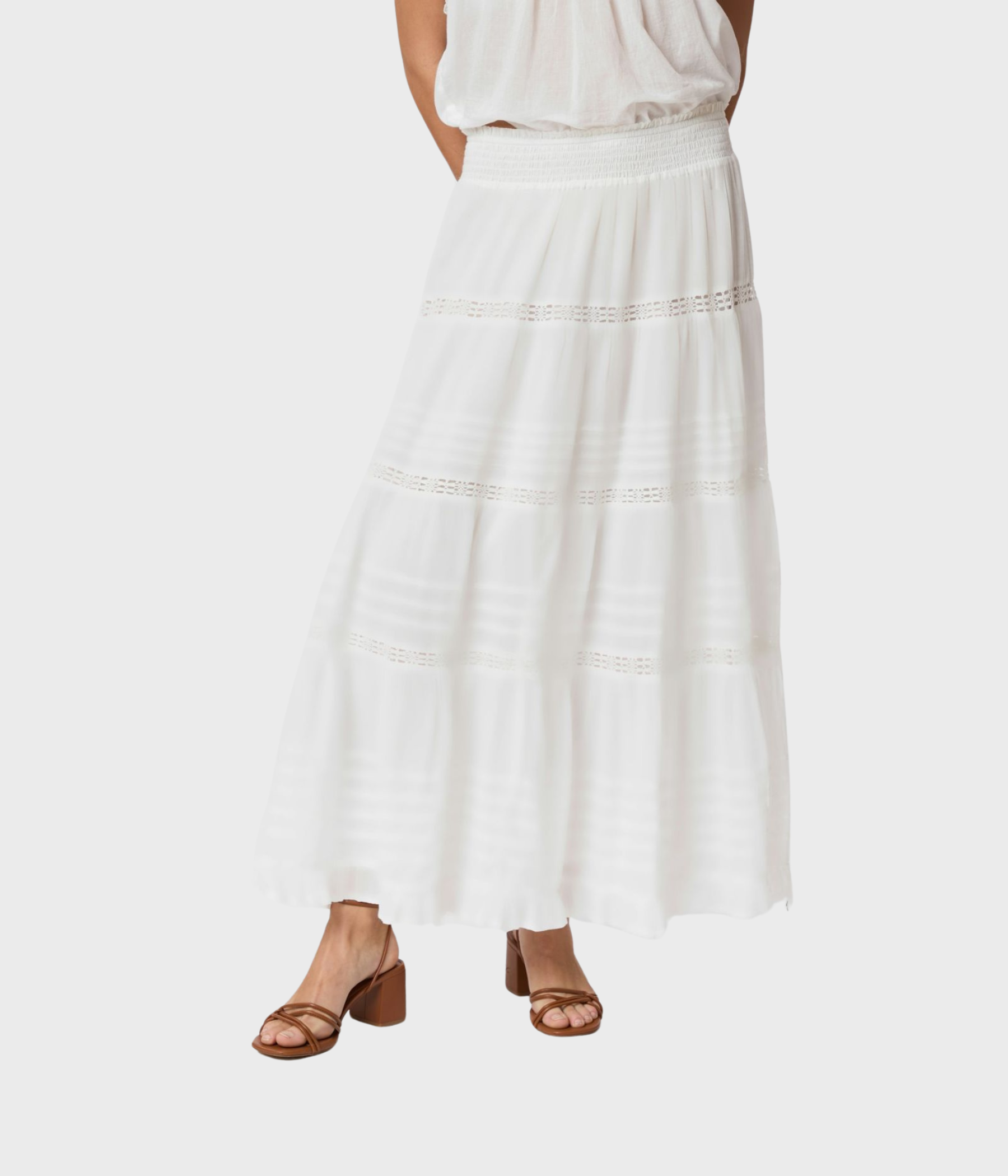 Felicia S Voile Skirt (120 White)