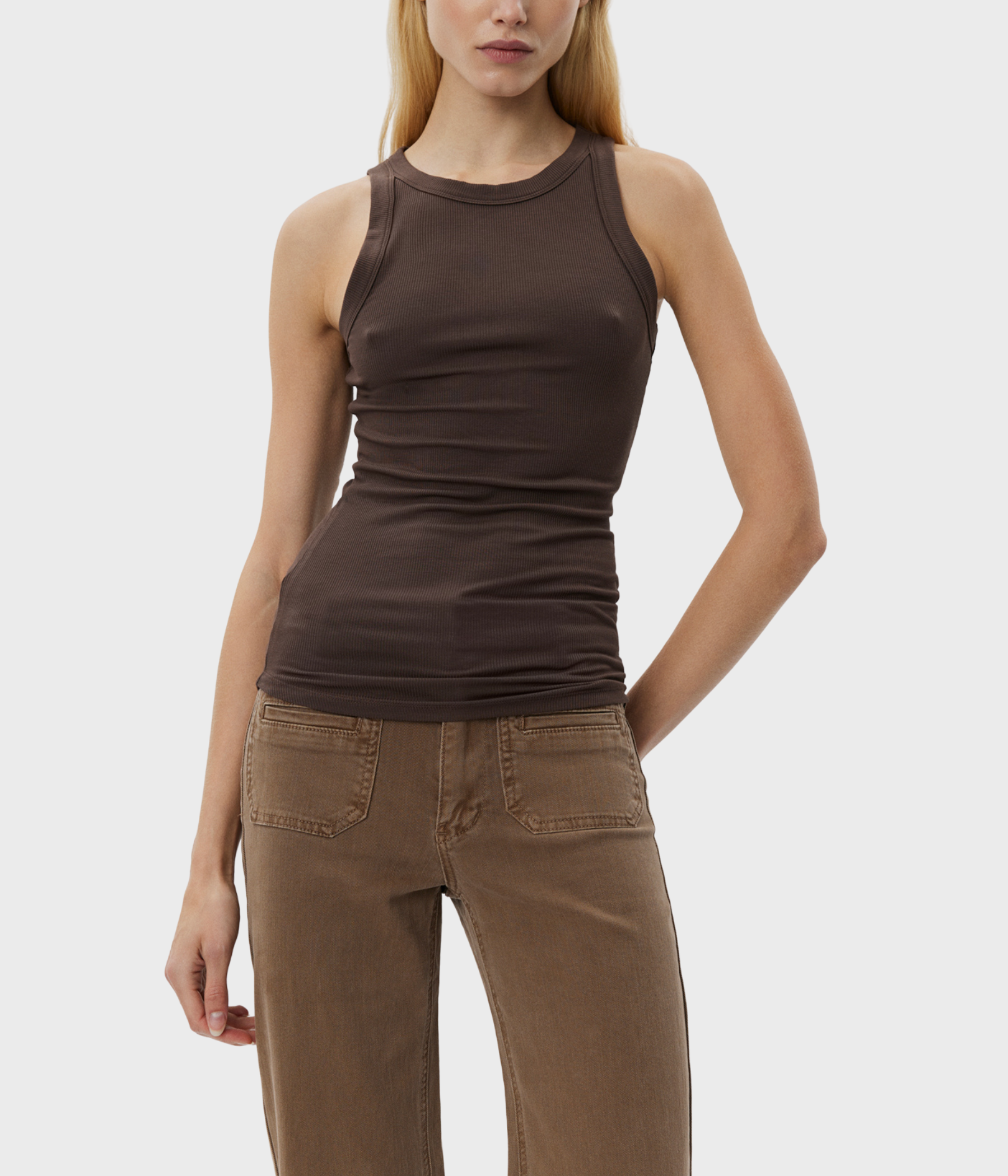 JULLIESW TOP. (7129 Brown Fudge)
