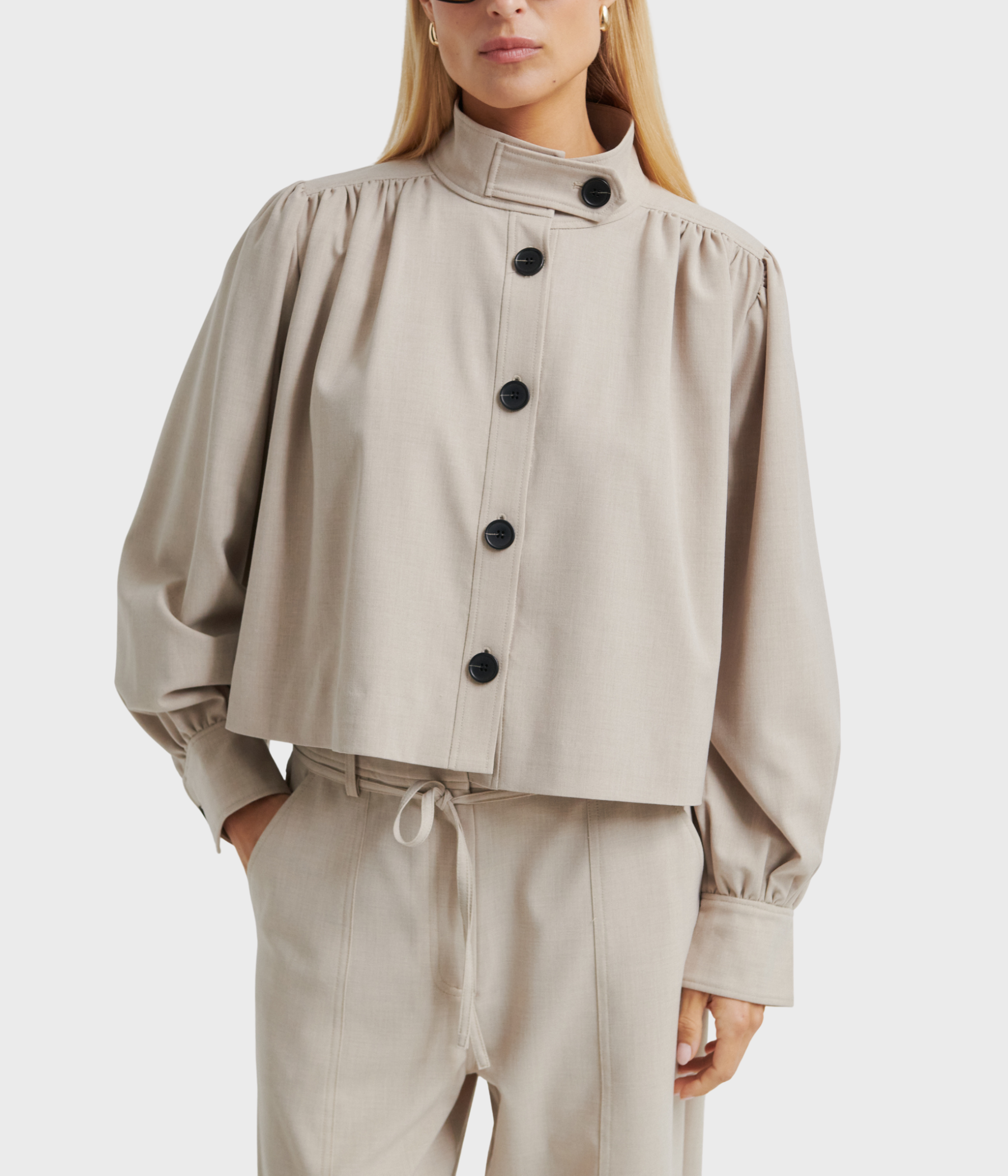 Zoie Jacket (0511 Light Beige Melange) - D.O. Design Only