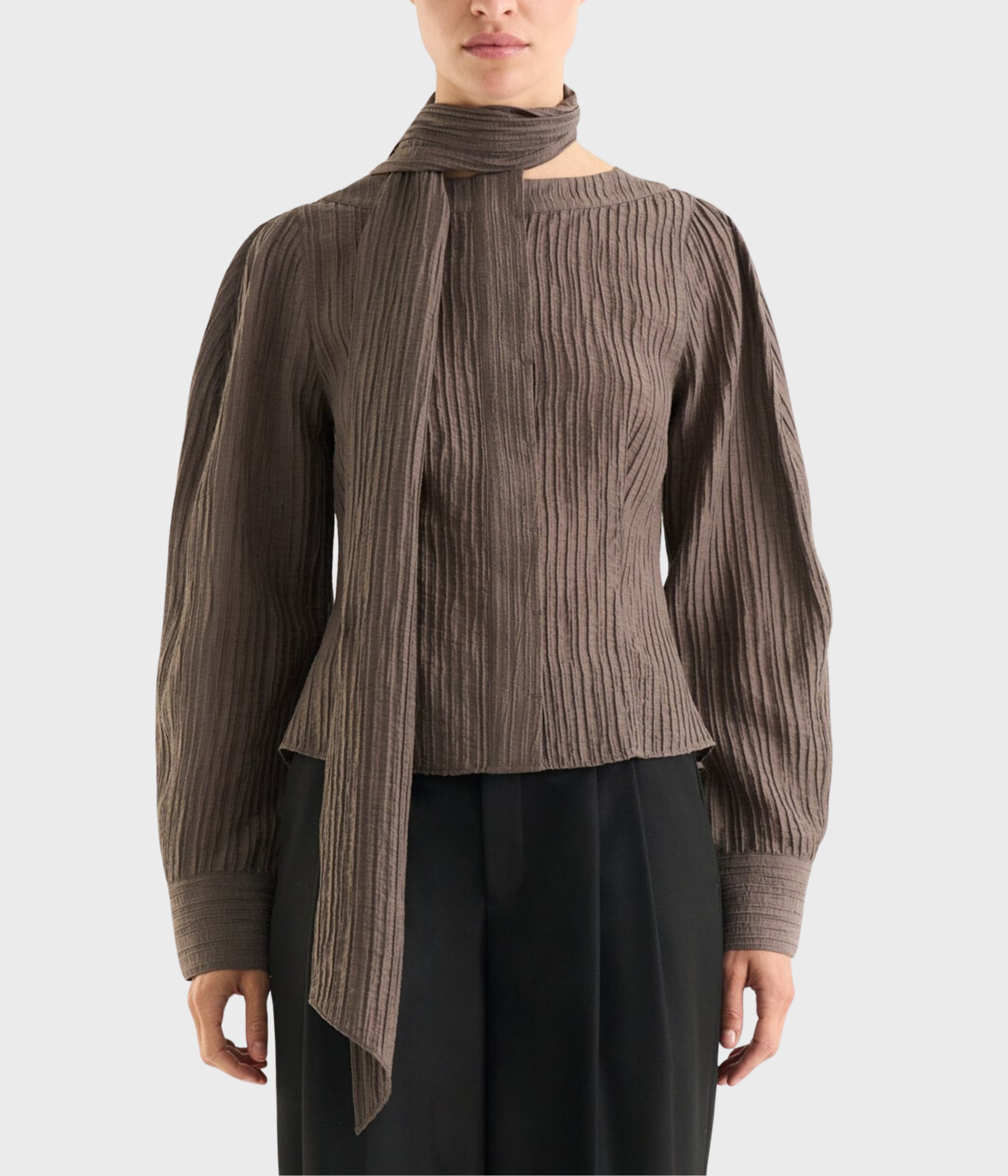 Nalani Blouse (Dk Taupe)