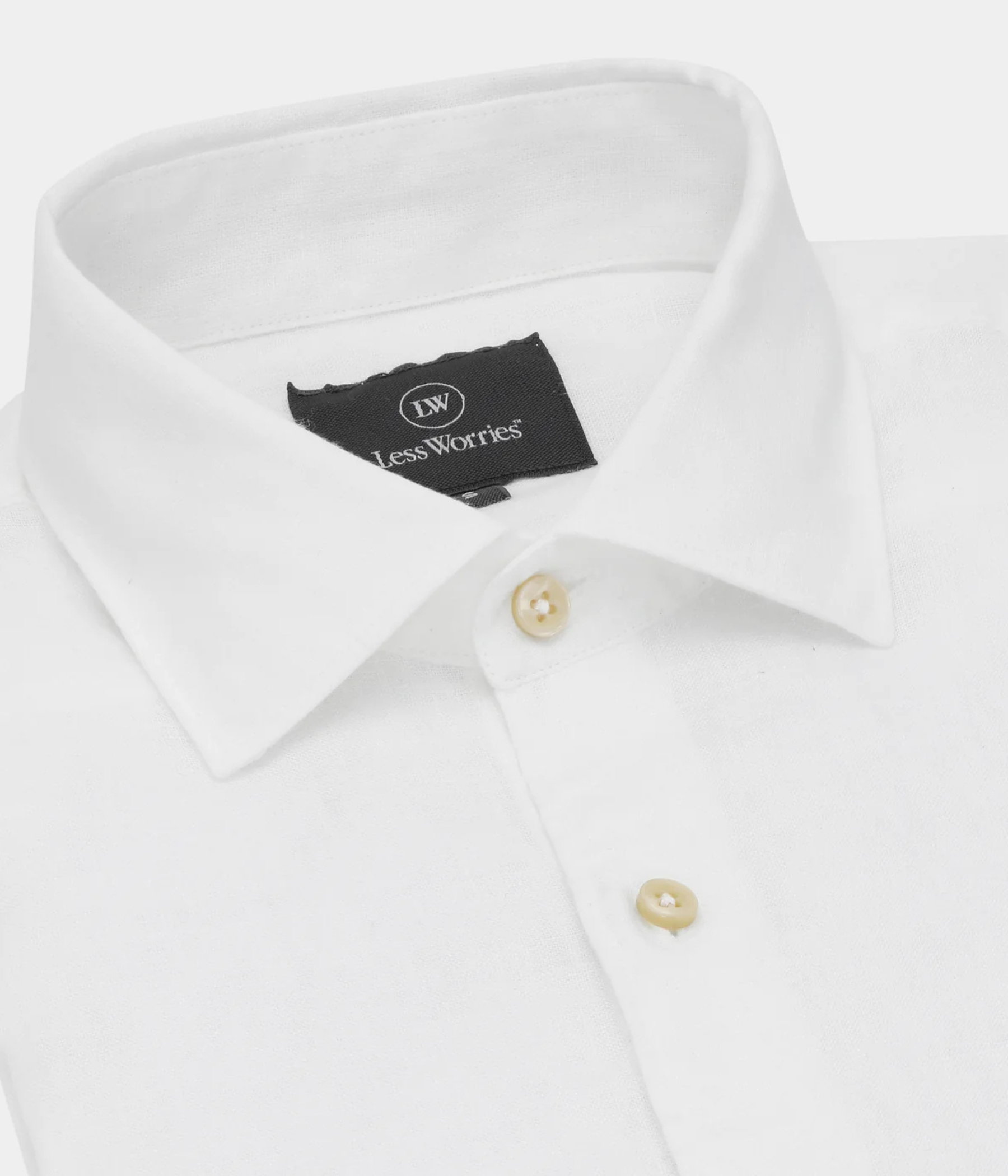 Linen Shirt. (Off White)