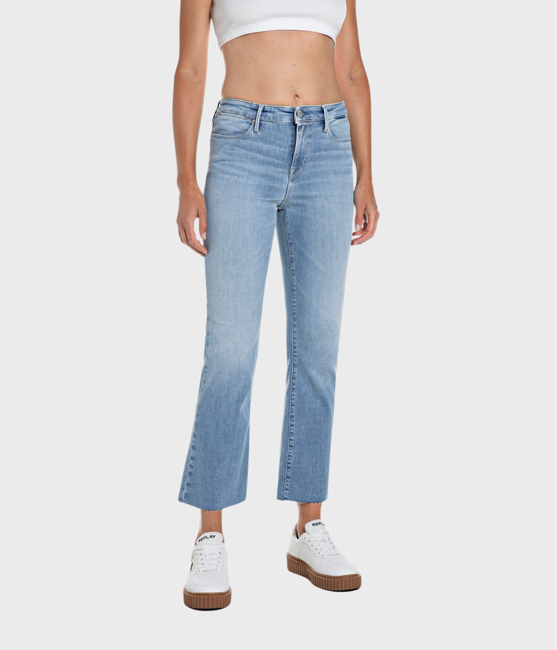 ZOLIE FLARE (010 LIGHT BLUE light tone enzymatic stone wash)