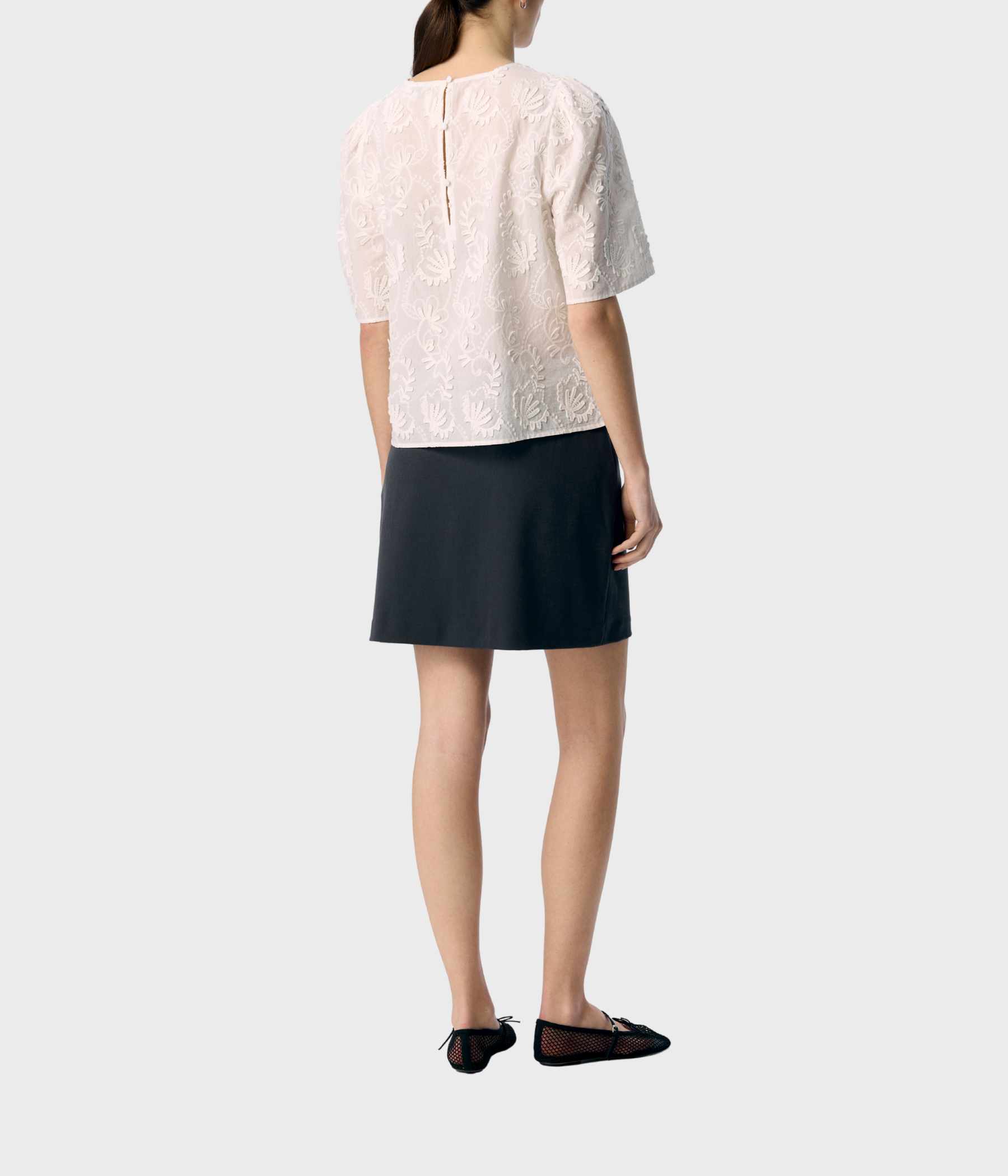 OBJMYA 2/4 RE TOP NOOS (Cloud Dancer)