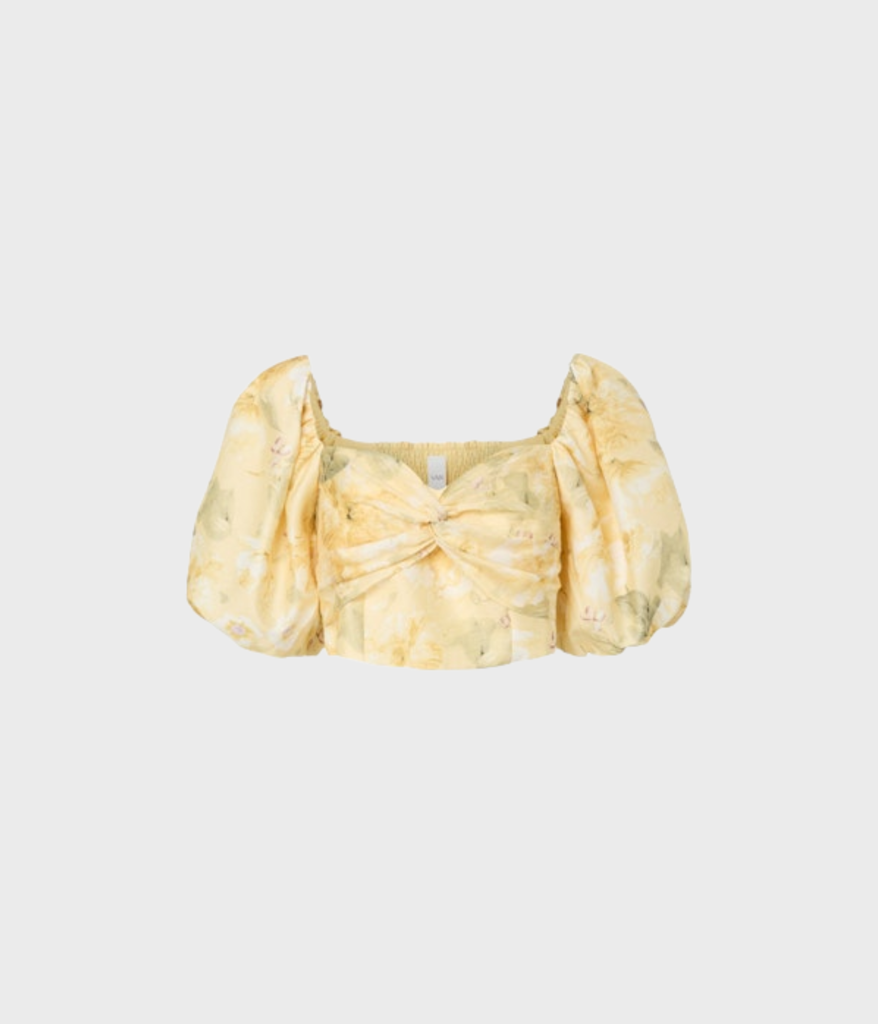Yaslemon Ss Short Top (Pale Banana AOP:Lemon print)