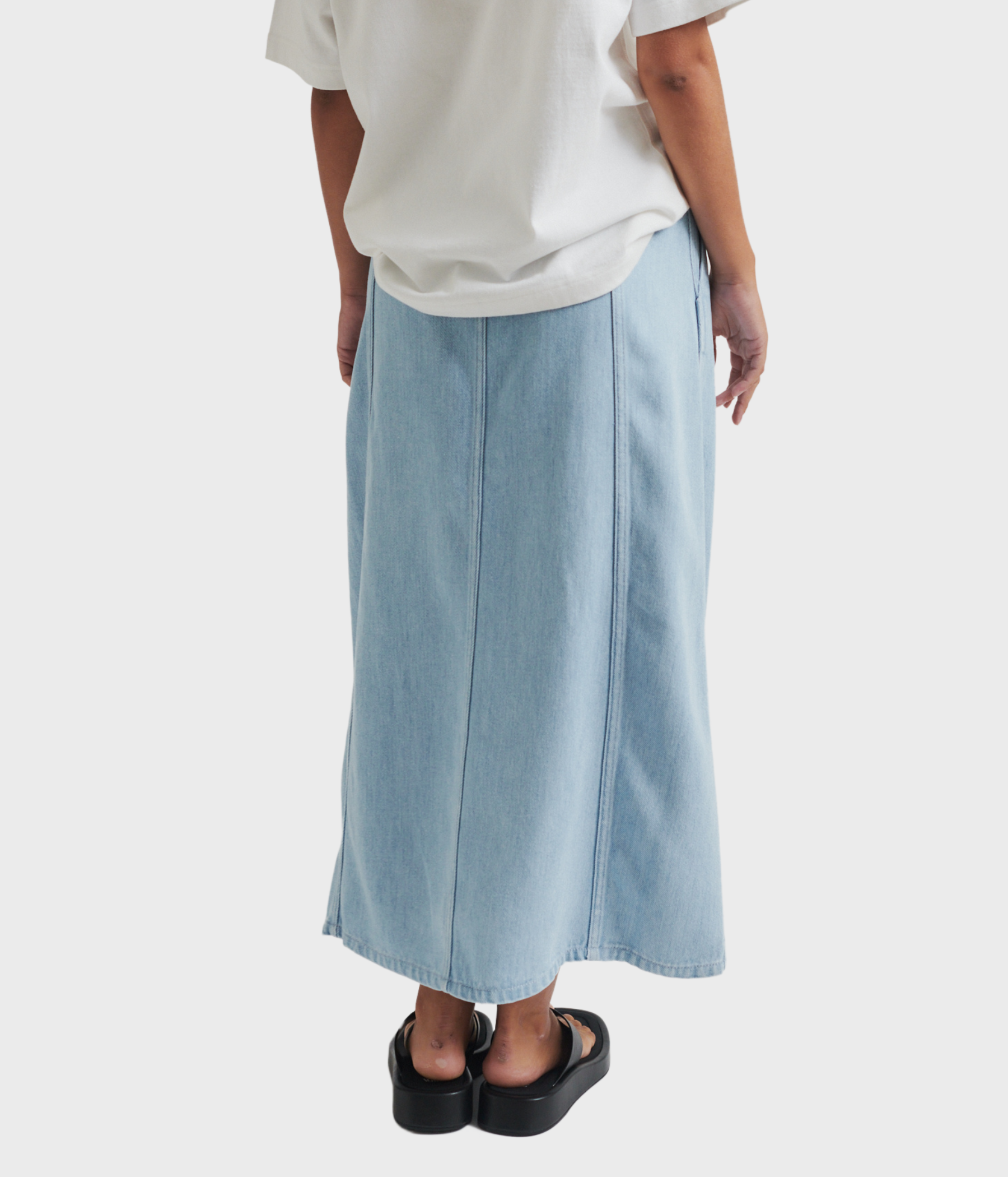 Irvin Denim Skirt (5996 Light blue denim)