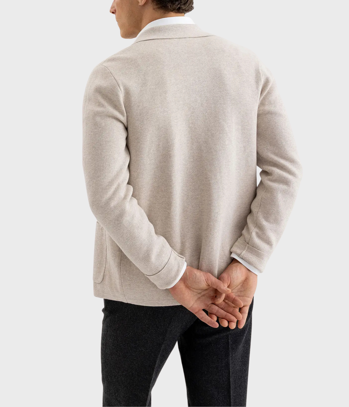 Altino Knitted Overshirt (214 Sand)