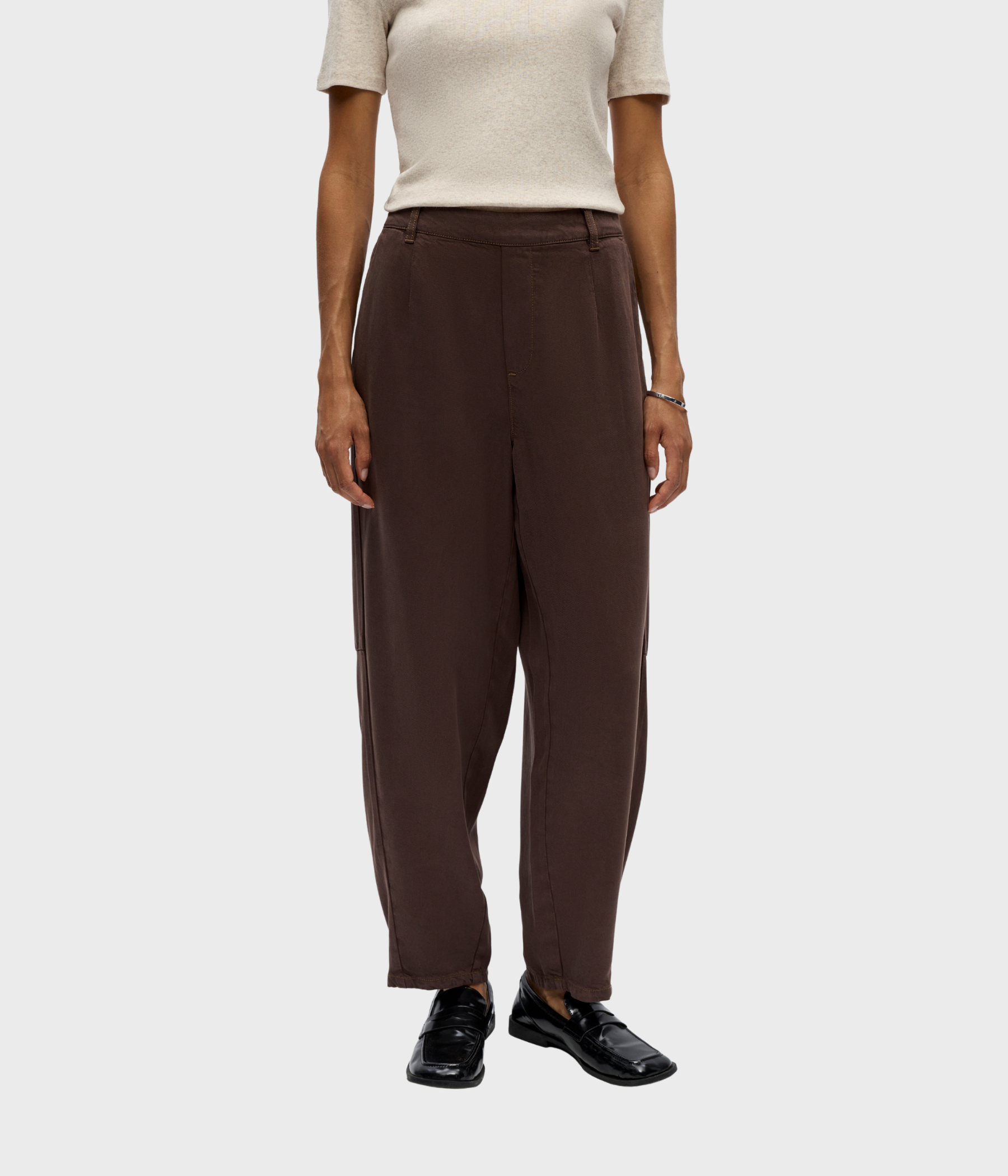 Objframe Mw Ankel Barrel Pant Noos (Seal Brown)
