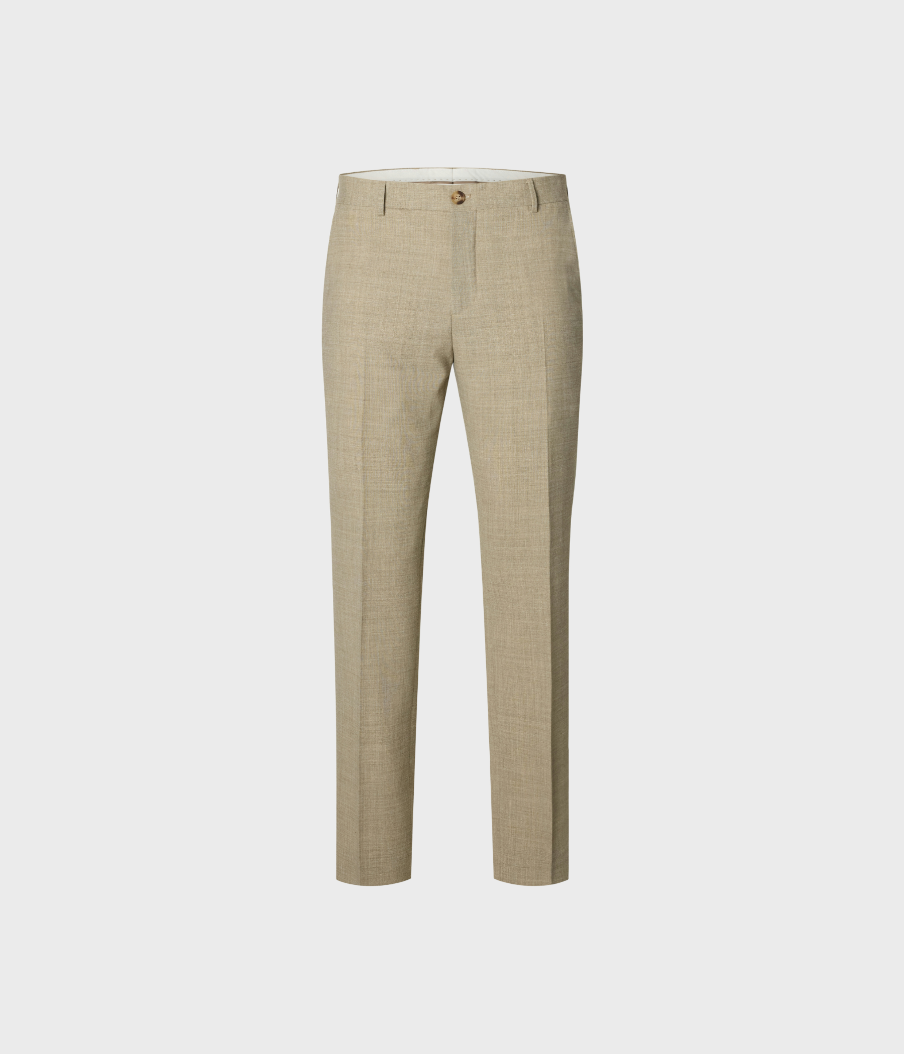 SLHSLIM-OASIS LINEN TRS NOOS. (sand) - D.O. Design Only