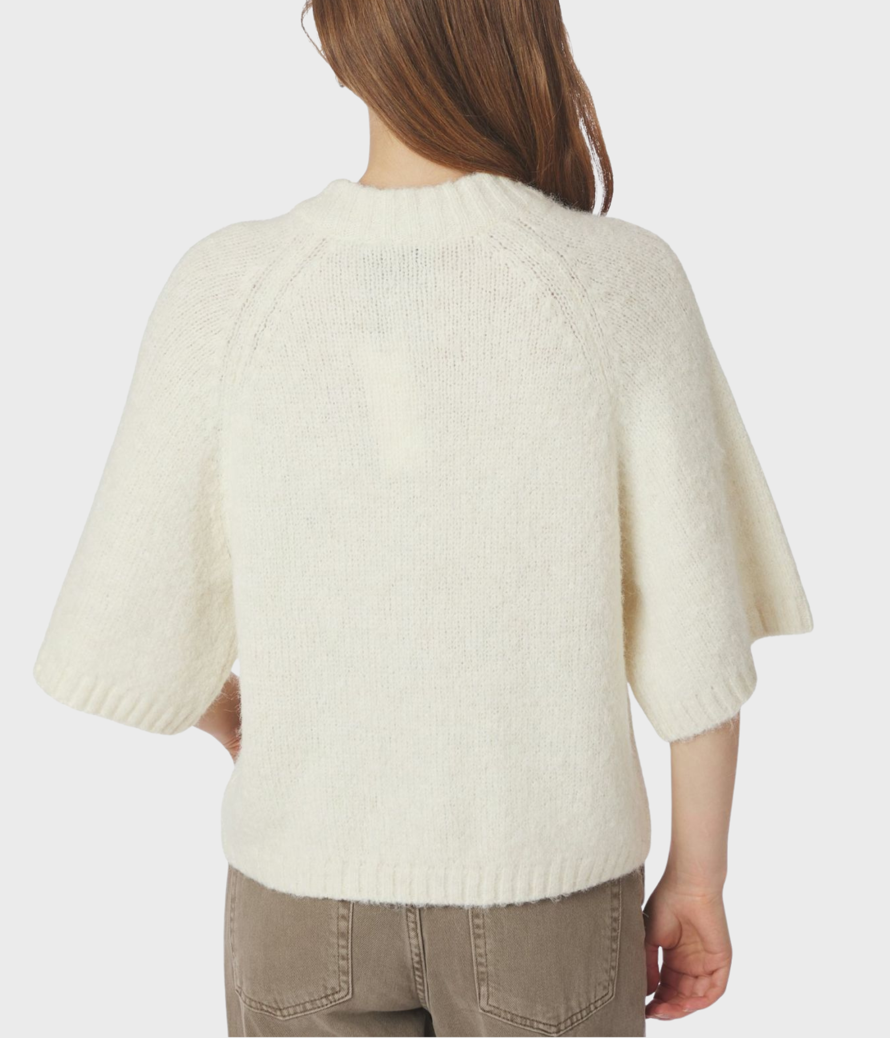 Benuta Fluffy Knit Cardigan. (121 Off White)