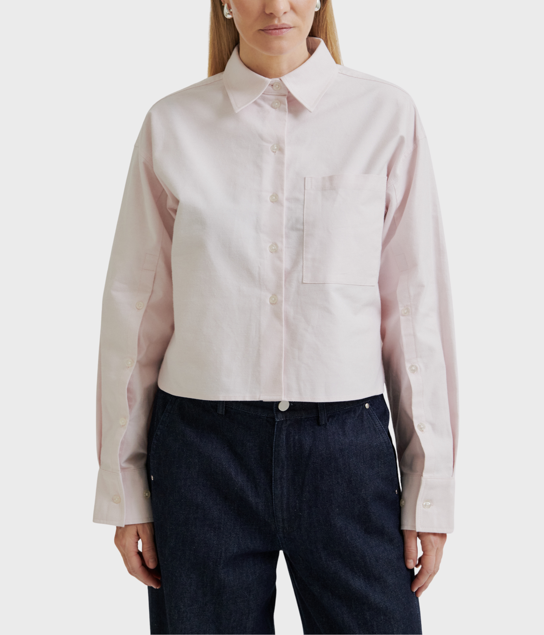 Baulo Slit Shirt (3141 Mauve Morn)