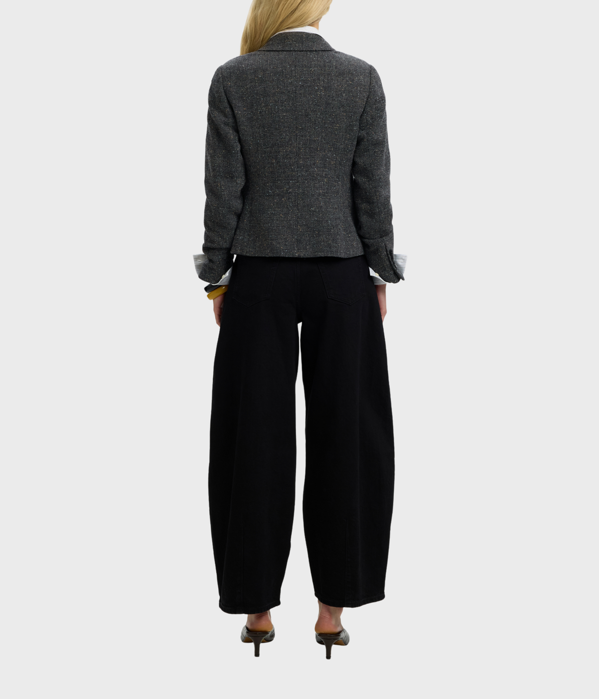 Slwfitted Clea Short Blazer (Black Detail:MULTI STRUCTURE)