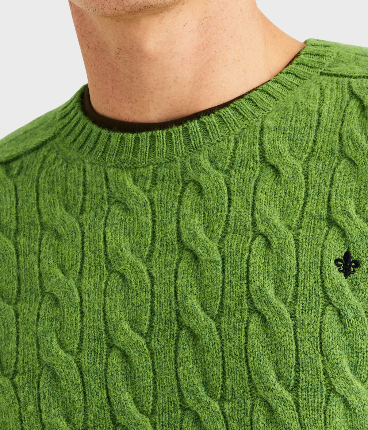 Archard Cable Sweater (70 Green)