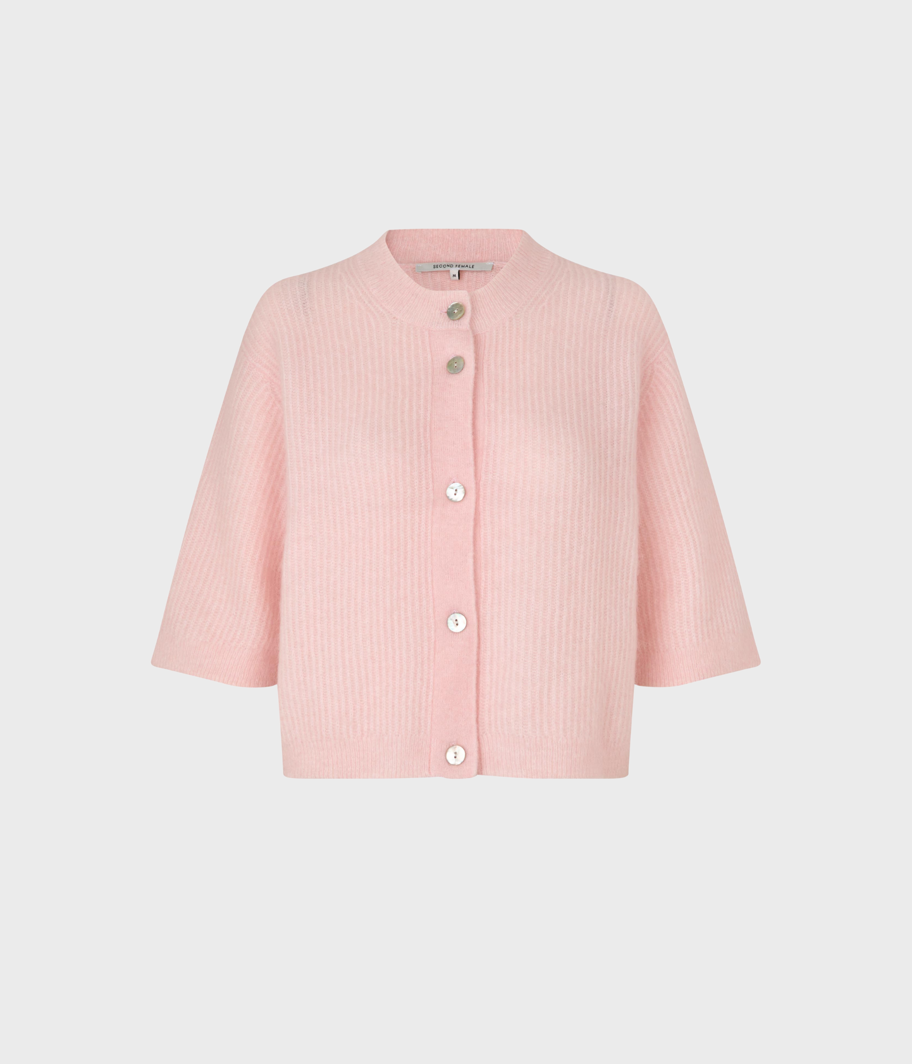 Andrea Knit Rib Cardigan. (9413 Crystal Pink) - D.O. Design Only