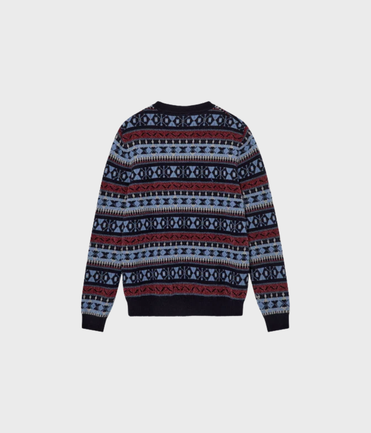 Mmgpatterson Jacquard Crew Knit (469 Navy)