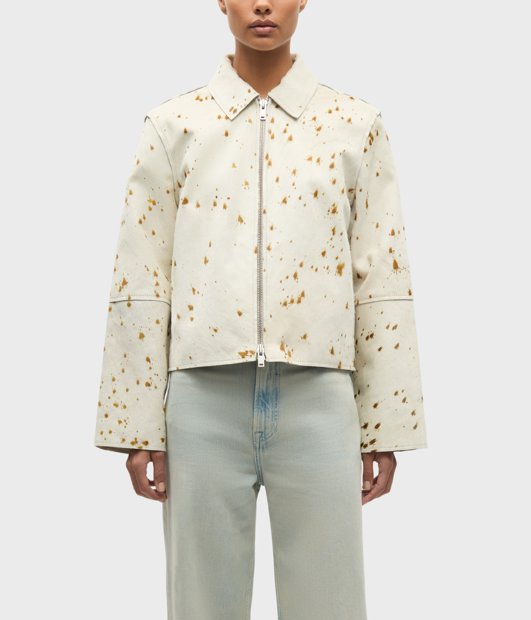 Salylo Leather Jacket 15374 (CLR002631 Stray Dott)