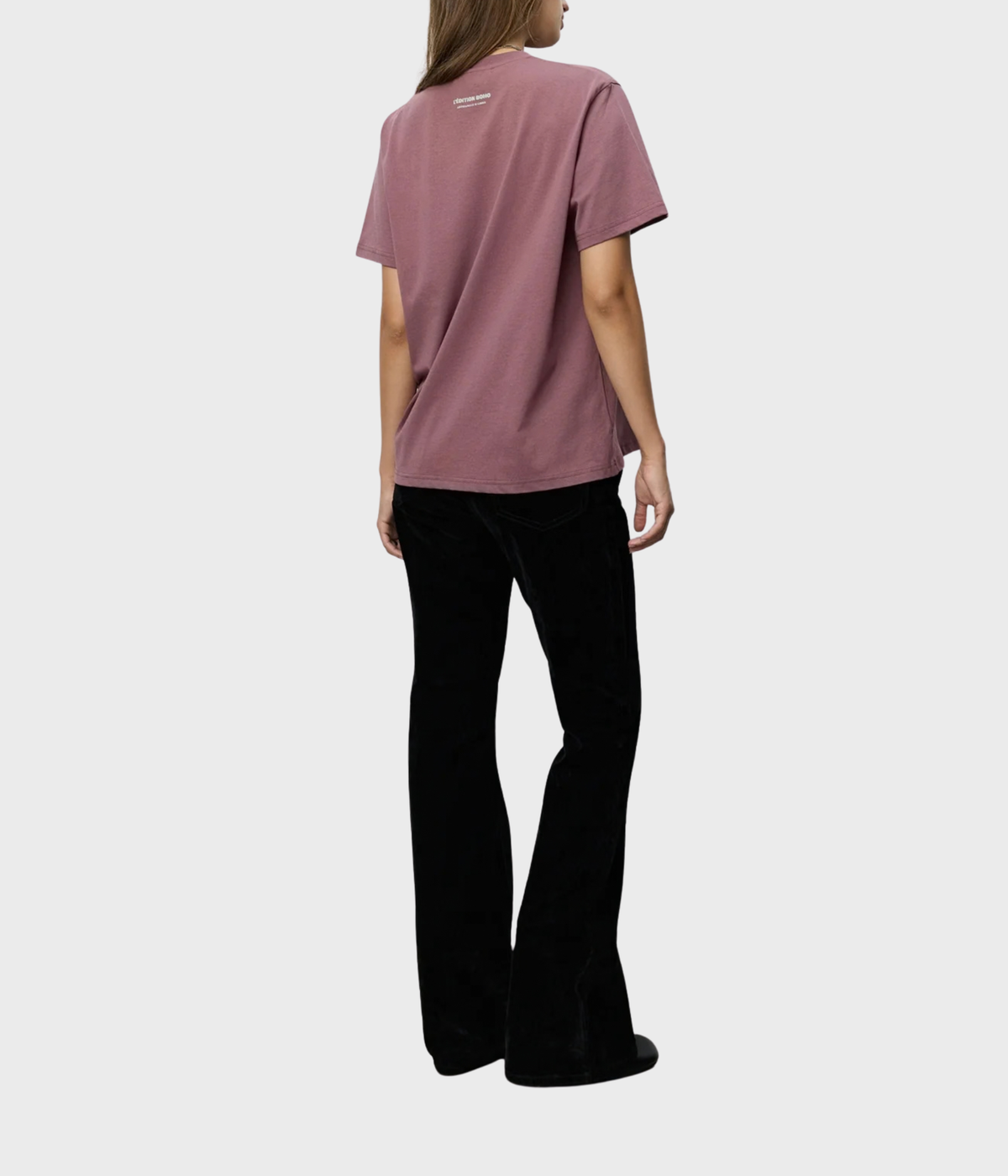 Riversw Printed Boxy T-Shirt (7172 Dusty Plum)