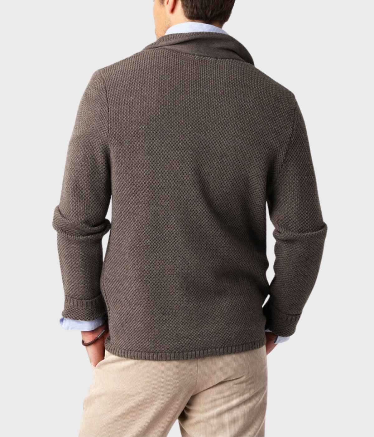 Link Knit Cardigan (NOUGAT)