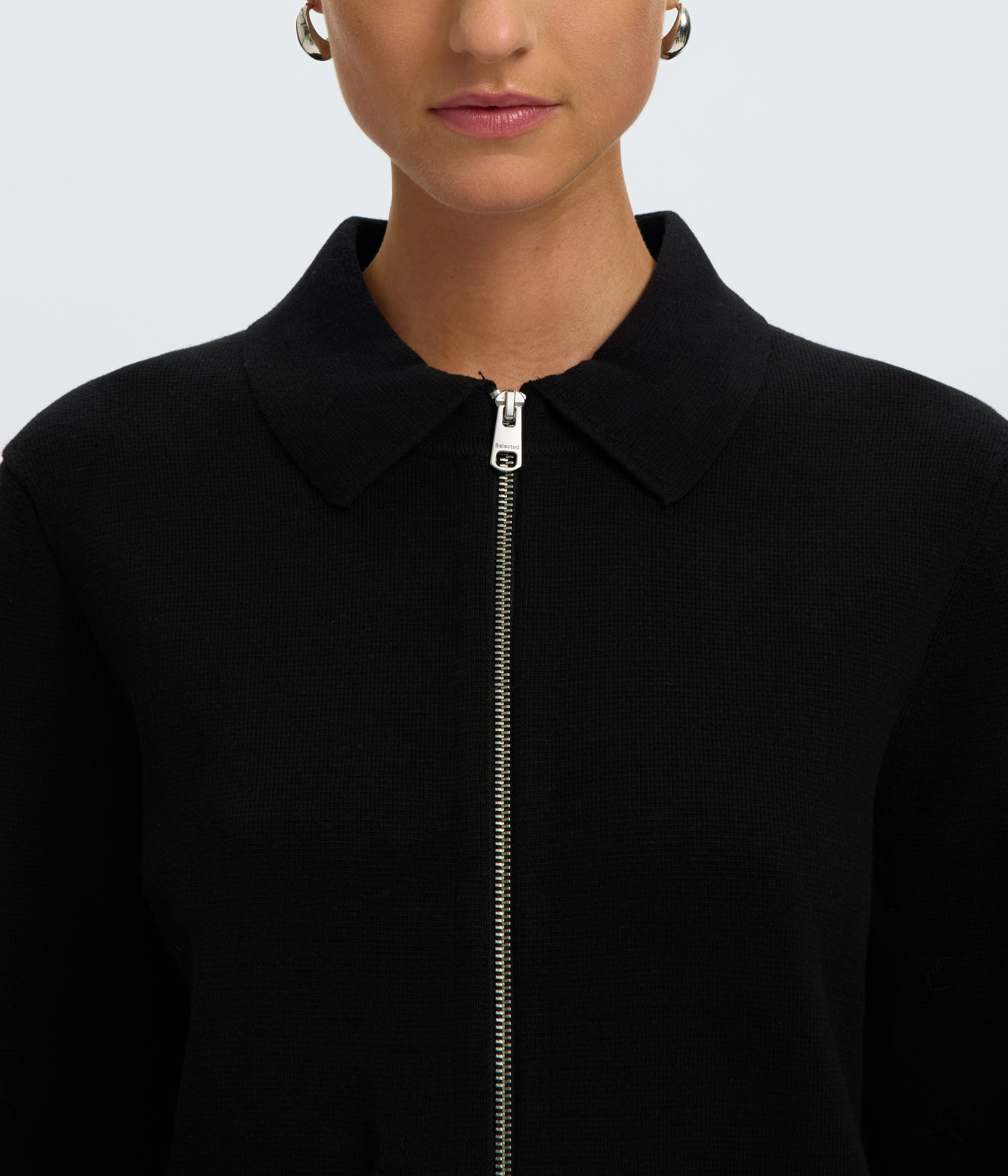 Slwmika Ls Knit Cardigan (Black)
