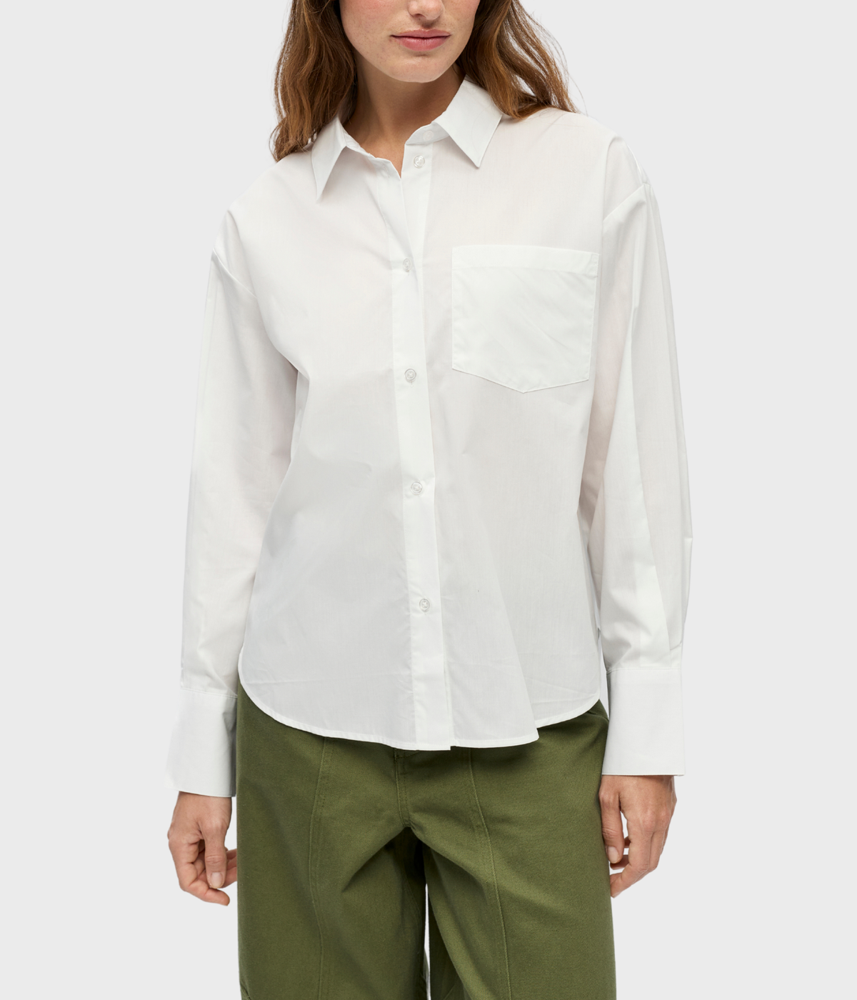 Objzila L/S Re Shirt Noos (WHITE)