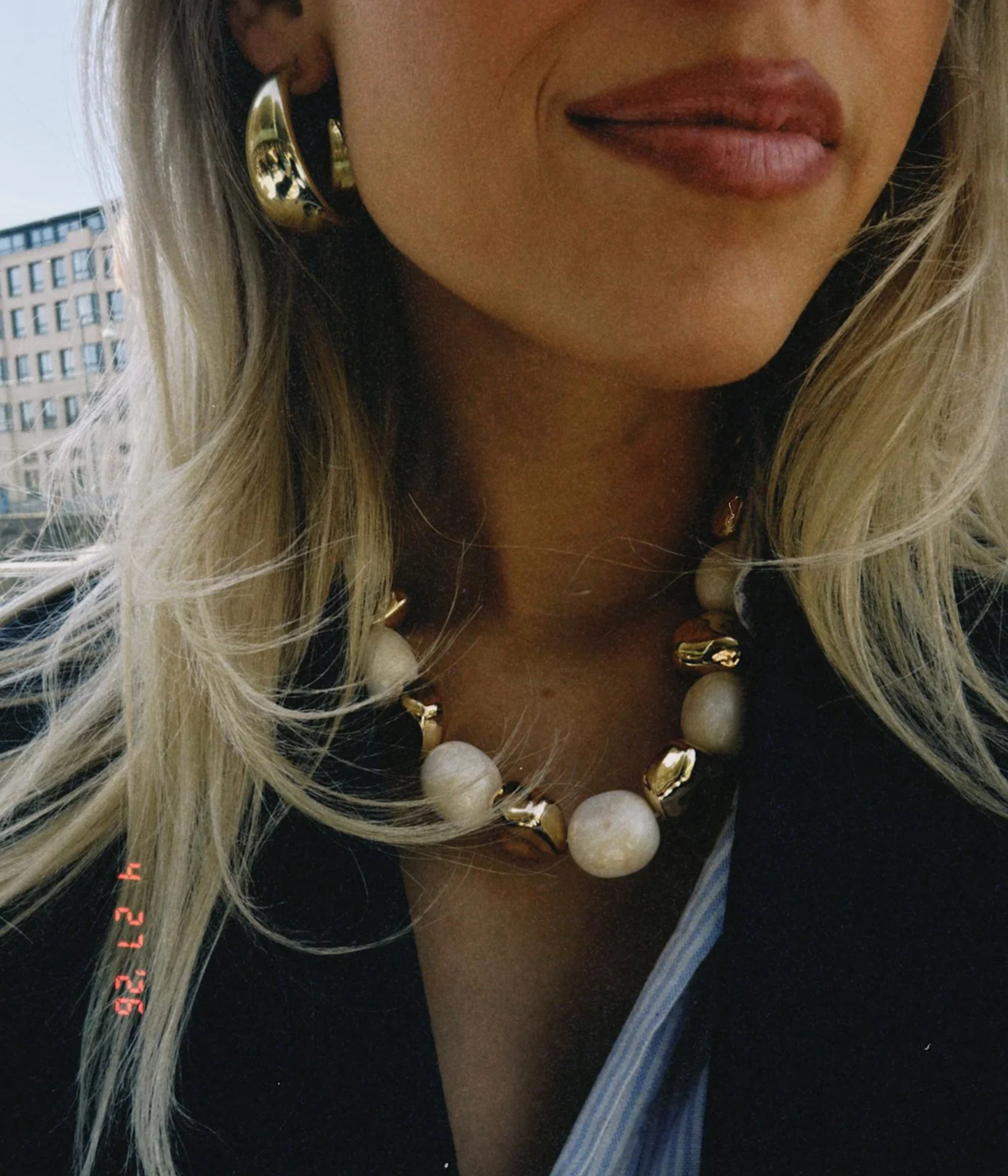 Alba Necklace (DARK BROWN)