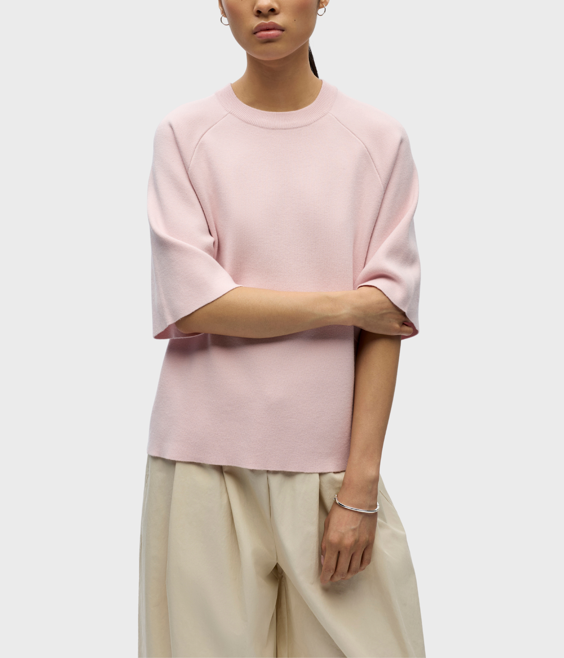 OBJREYNARD 2/4 KNIT PULLOVER NOOS. (Pale Lilac)