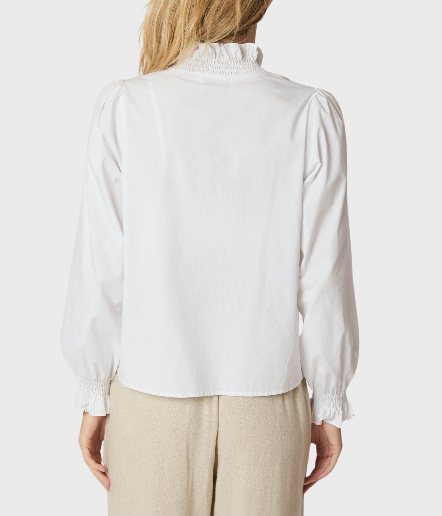 Brielle Solid Shirt (120 White)