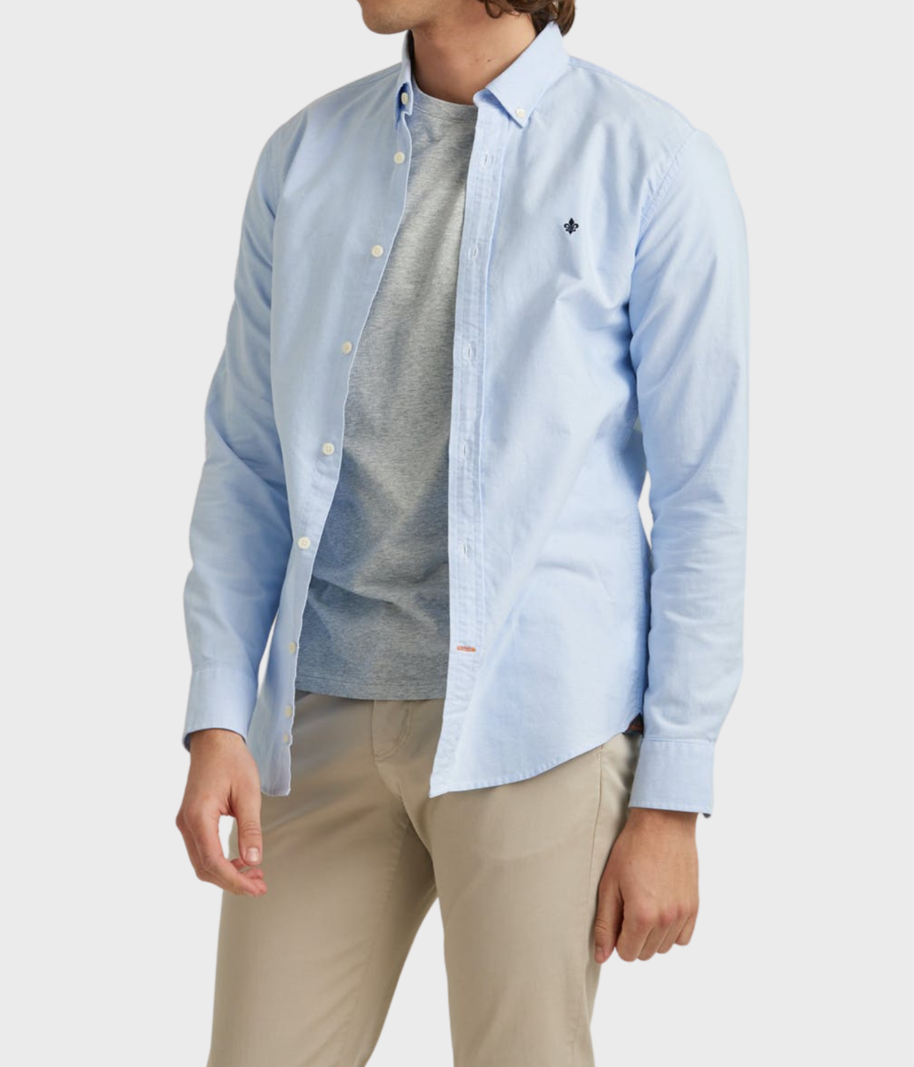 Oxford Button Down Shirt (55 Light blue)