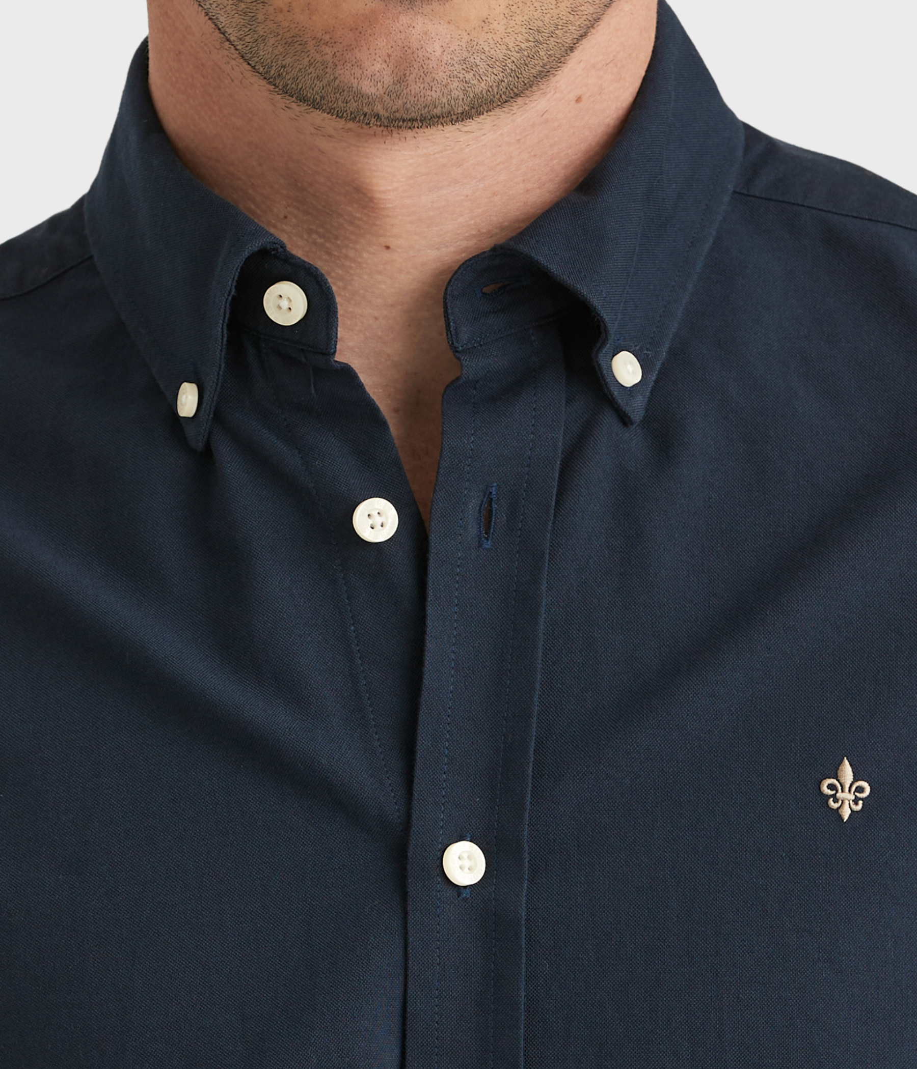 Oxford Button Down Shirt (60 Navy)