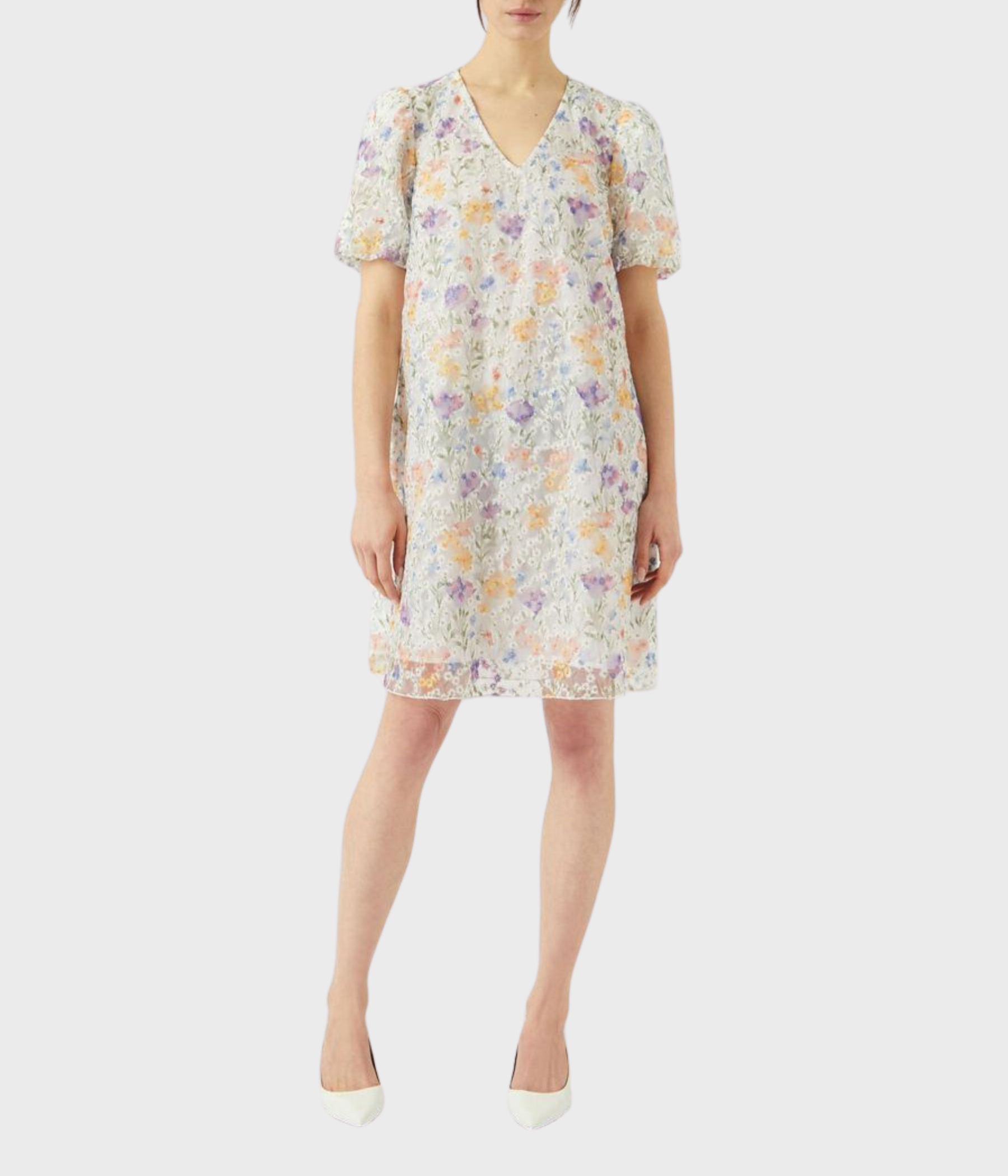 YASLEANNA SS DRESS S. (Star White)