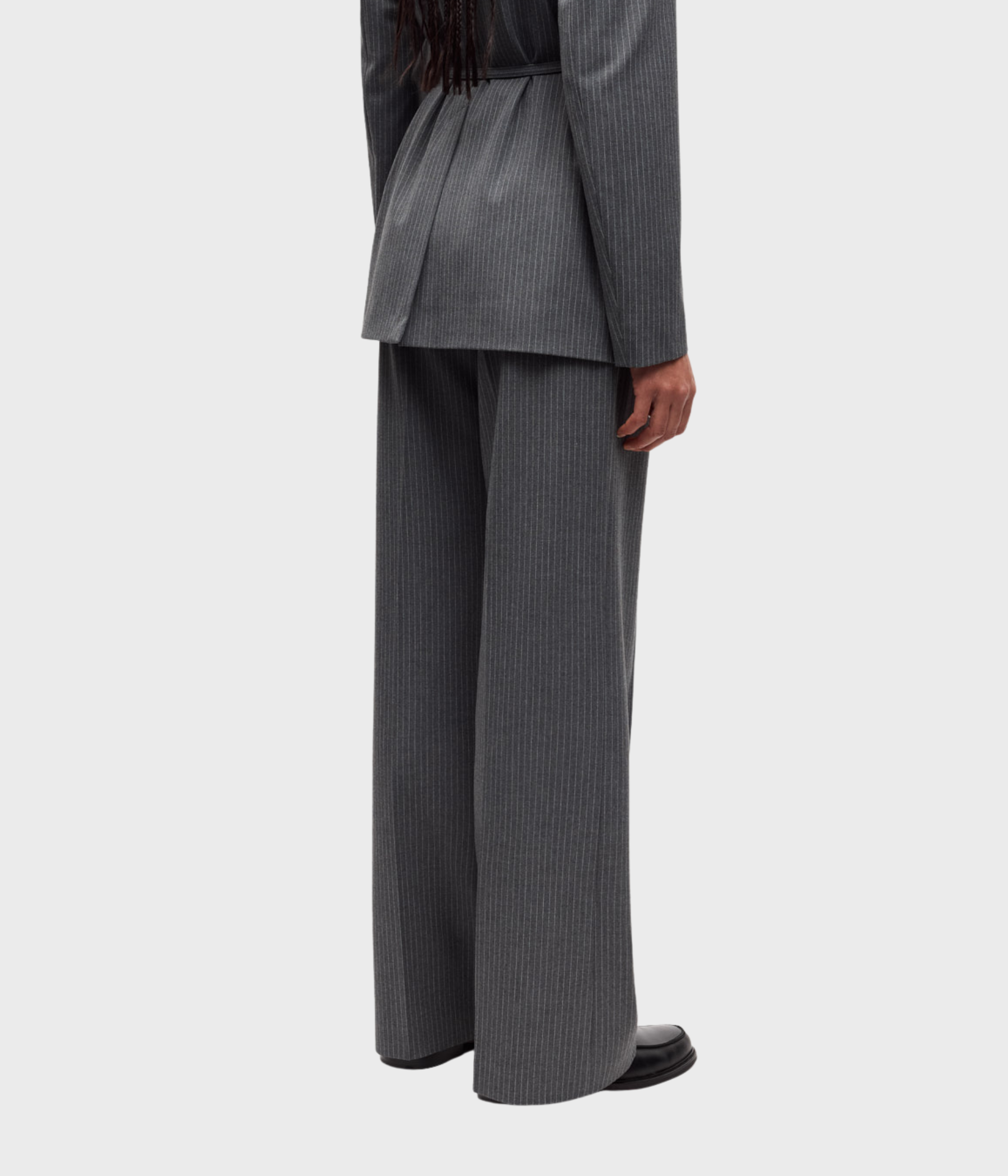 SALOT TROUSERS 15496 (CLR002319 Dark Gull Gray Pinstripe)