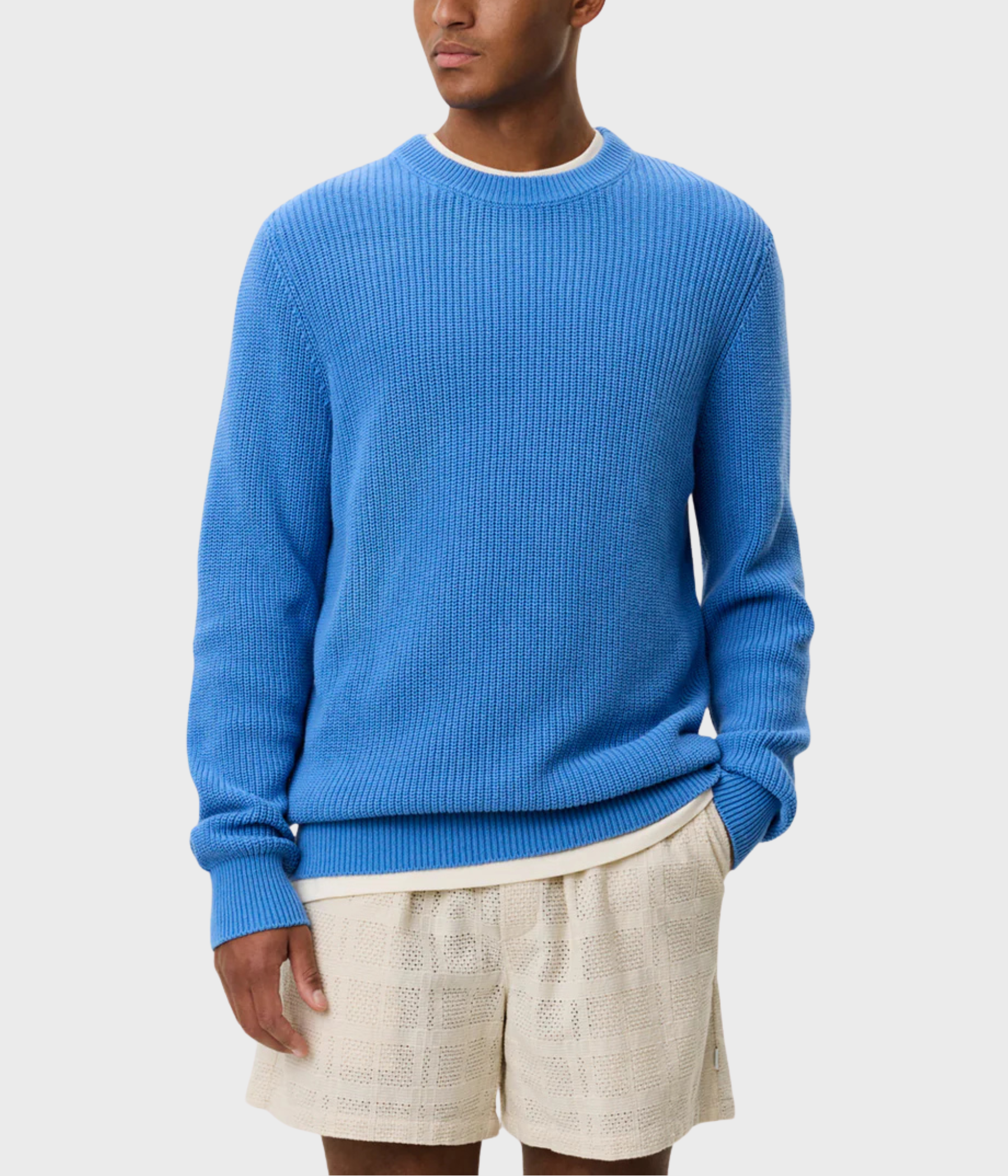 Gary Rib Crewneck Knit (Palace Blue) - D.O. Design Only