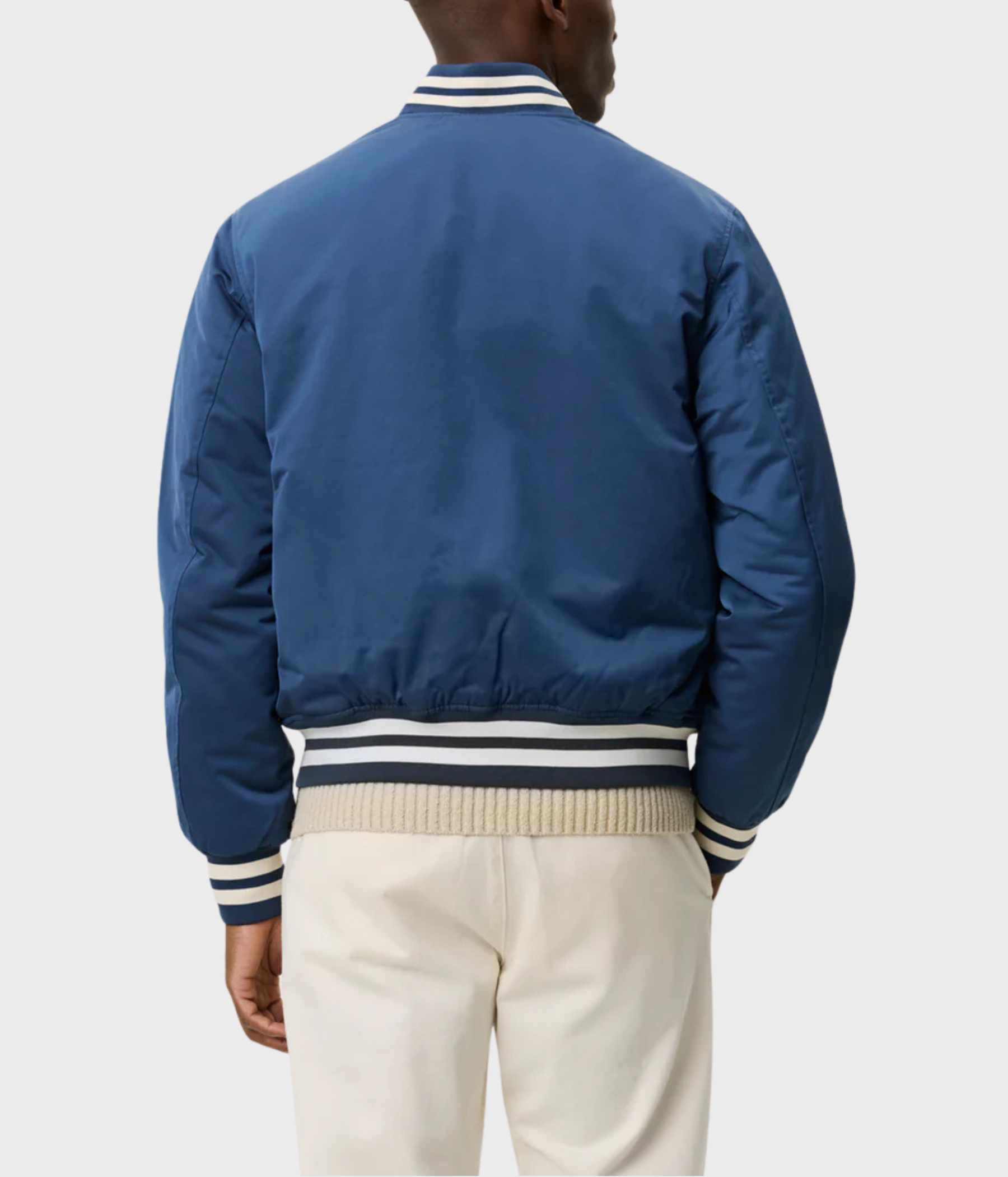 Varsity Tech Jacket (Dark Denim Blue) - D.O. Design Only