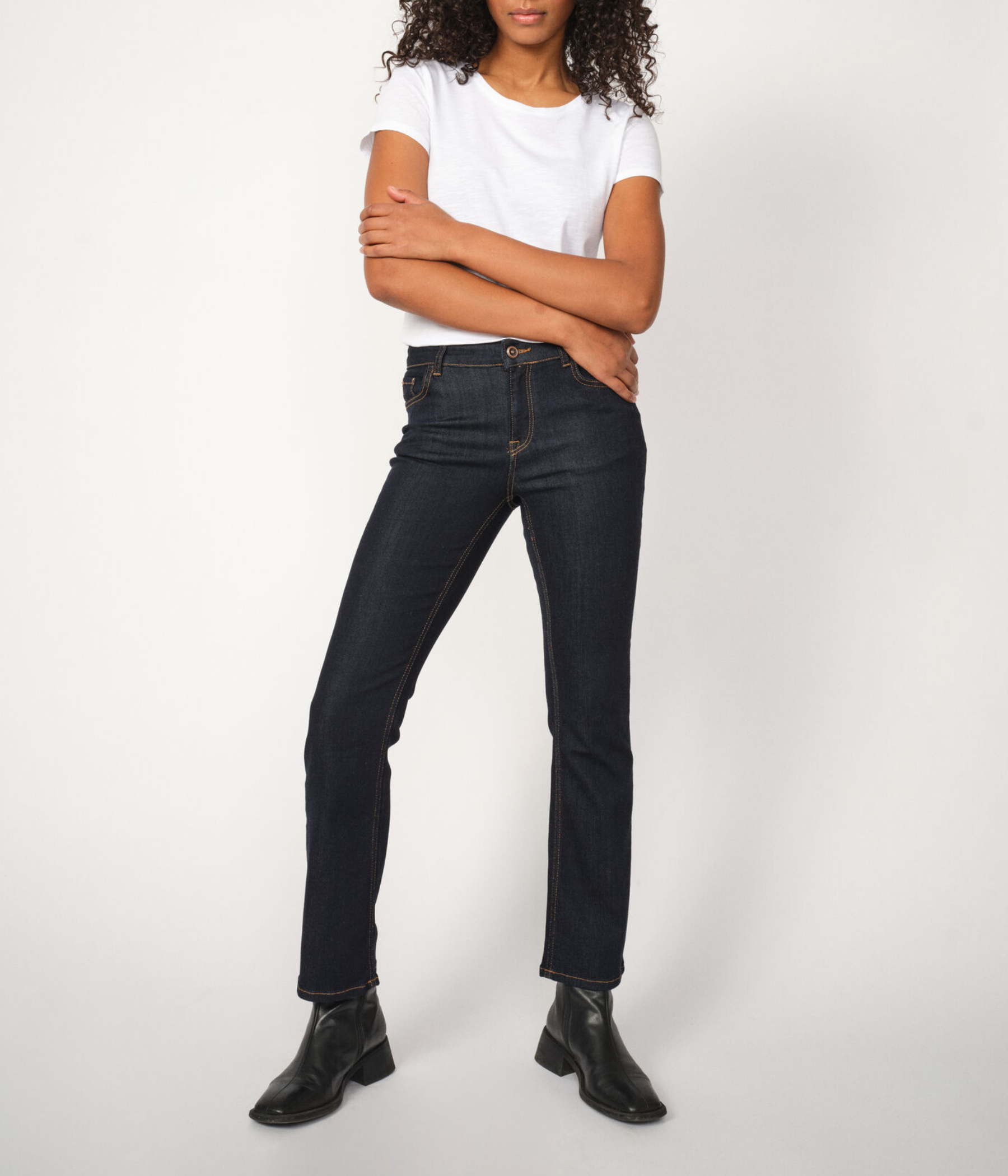Mmashley Deluxe Jeans. (447 Dark Blue)