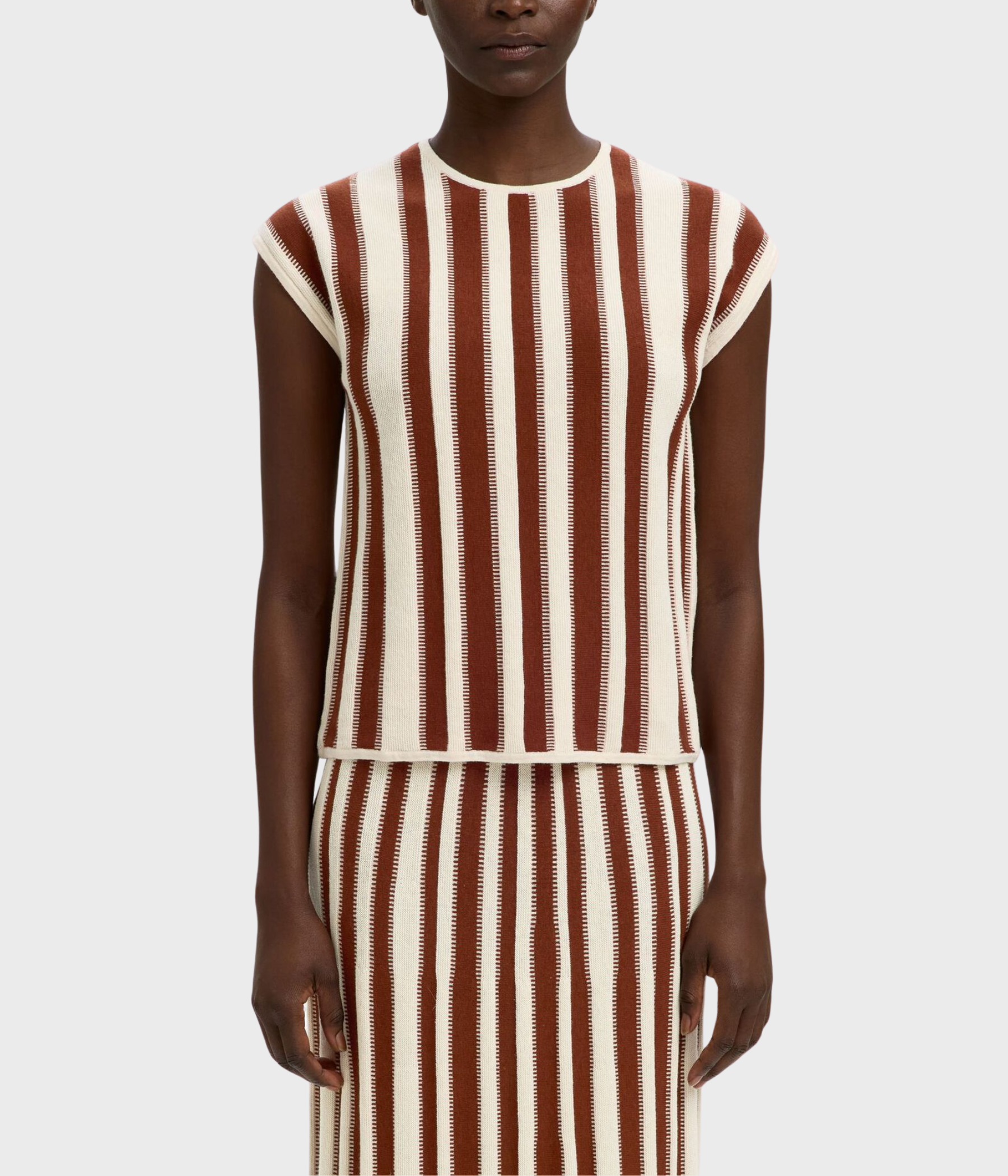 Slflina Sl Knit O-Neck (Birch)