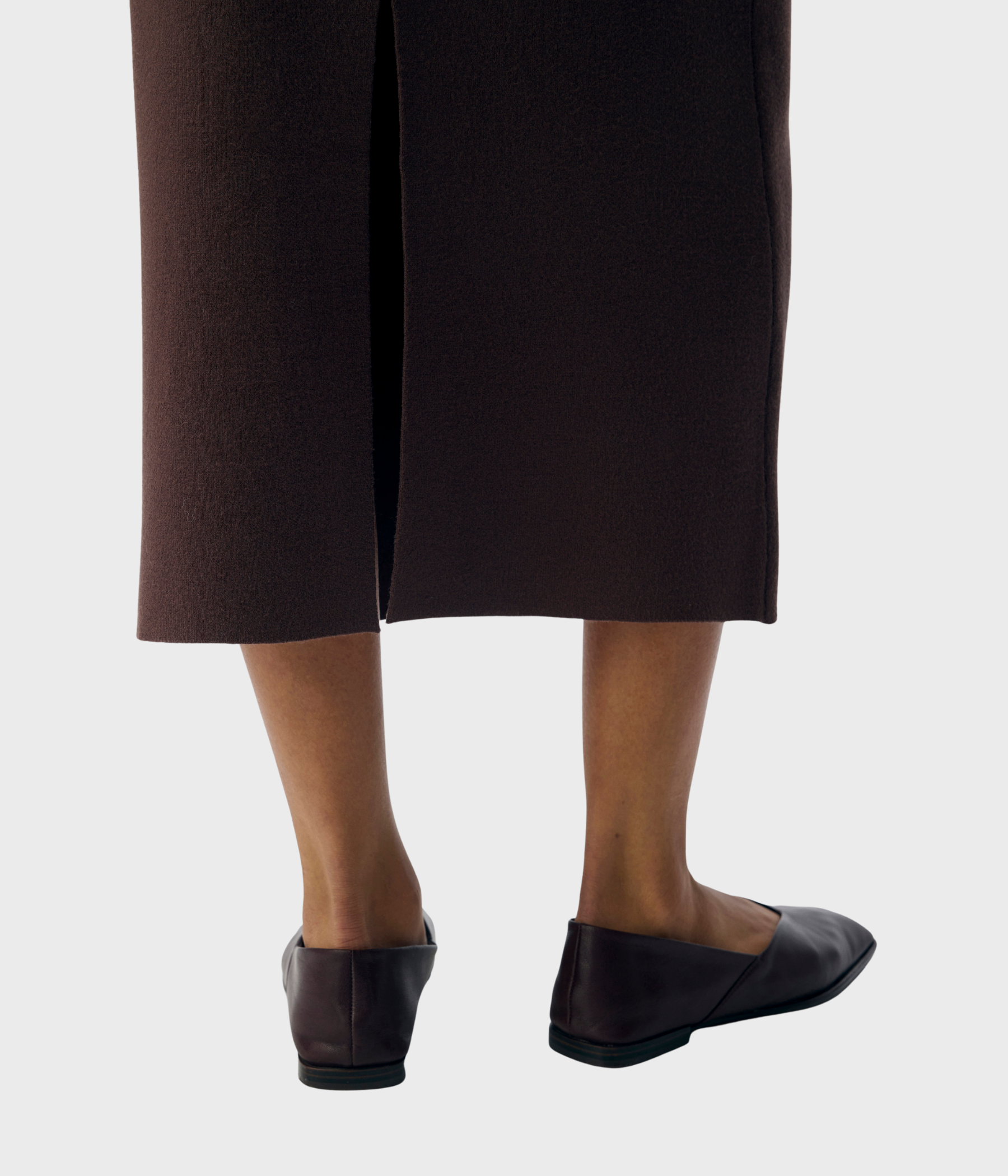 OBJREYNARD HW KNIT SKIRT E AW Noos (Seal Brown)