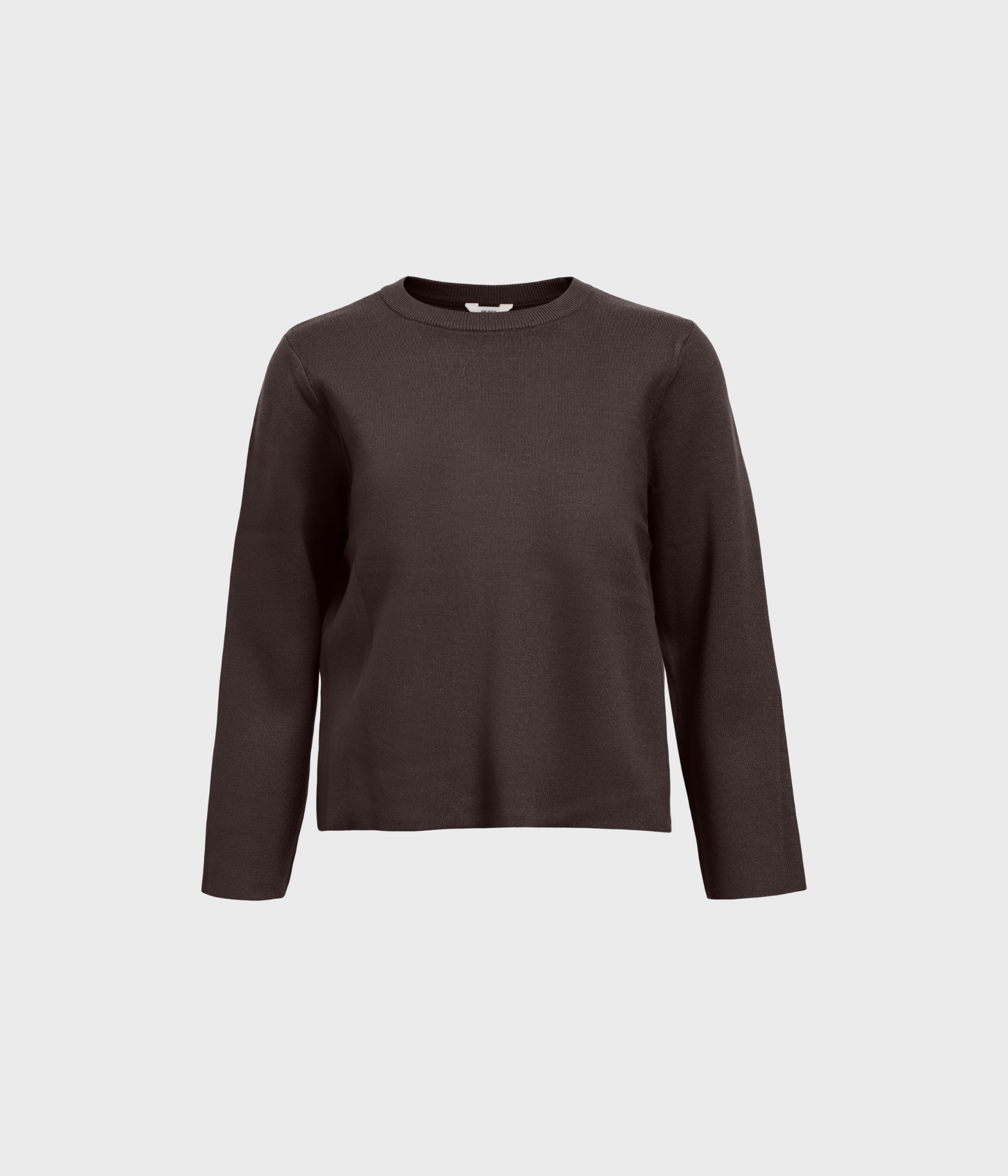 Objreynard Square Sleeve O-Neck Noos. (Seal Brown)