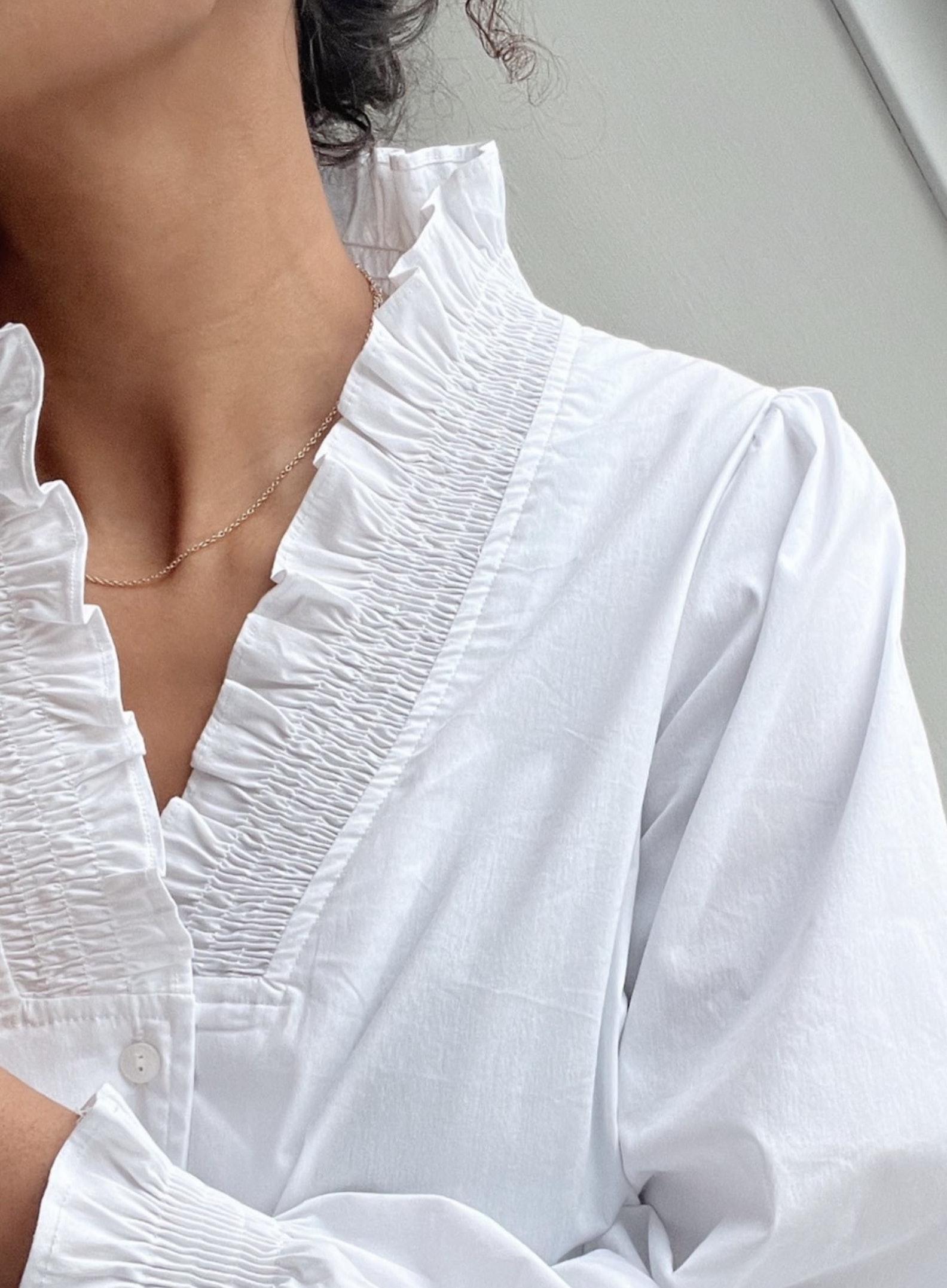Brielle Solid Shirt (120 White)