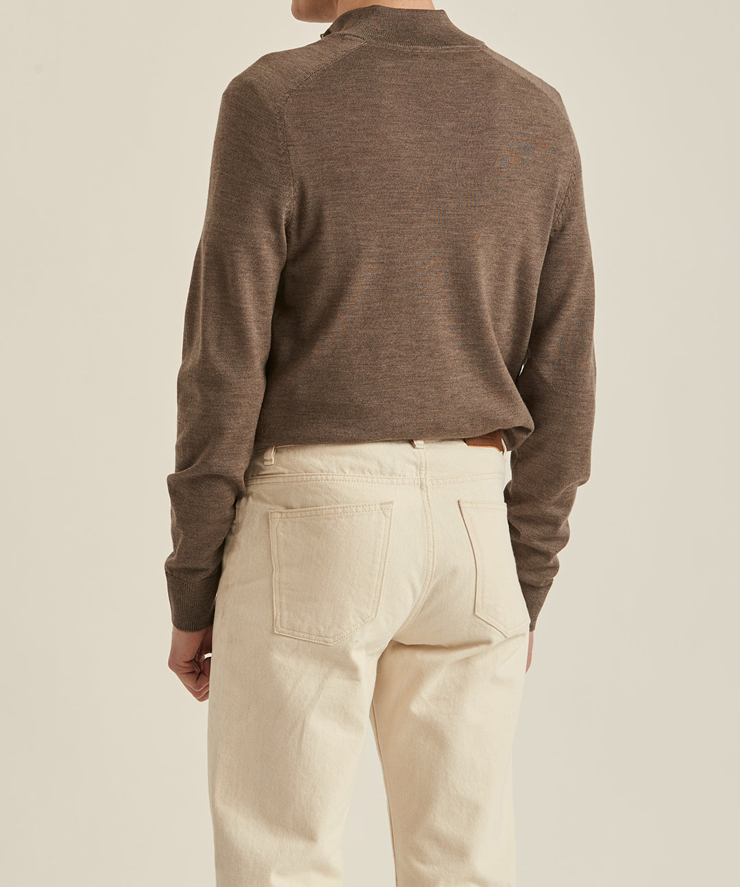 Merino John Zip. (84 Brown)