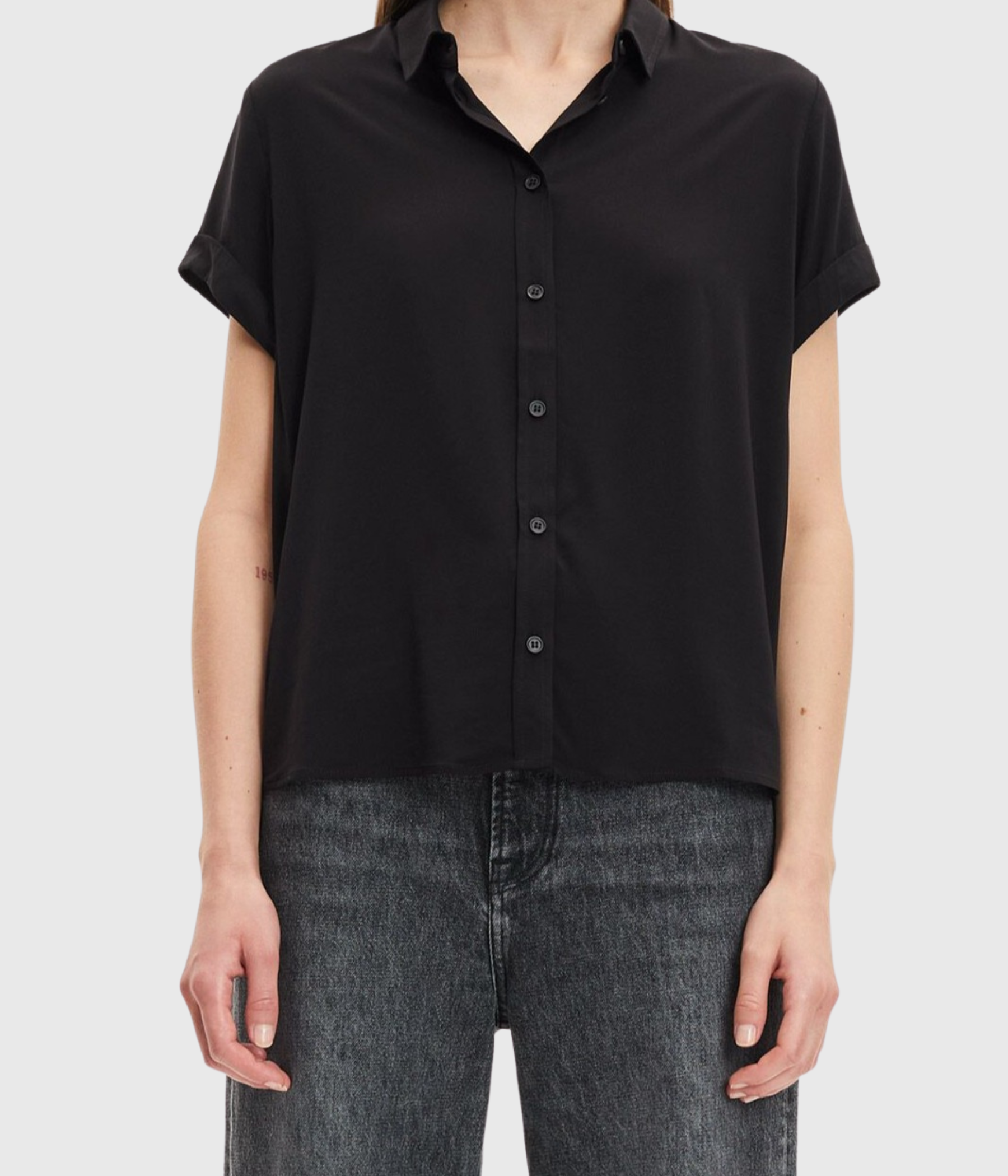 Majan SS Shirt - Stones Green