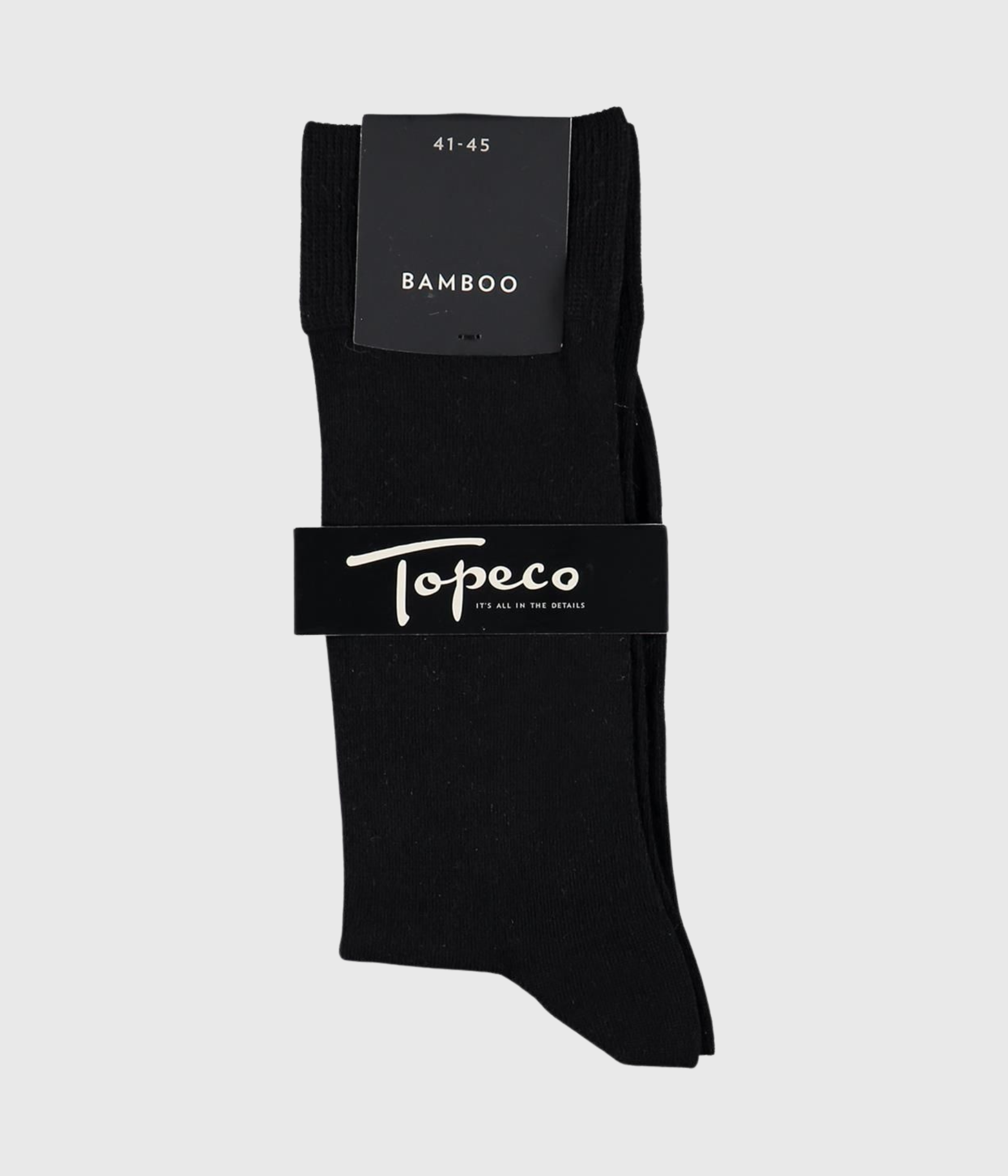 SOCK SOLID, BAMBOO (115 BLACK)