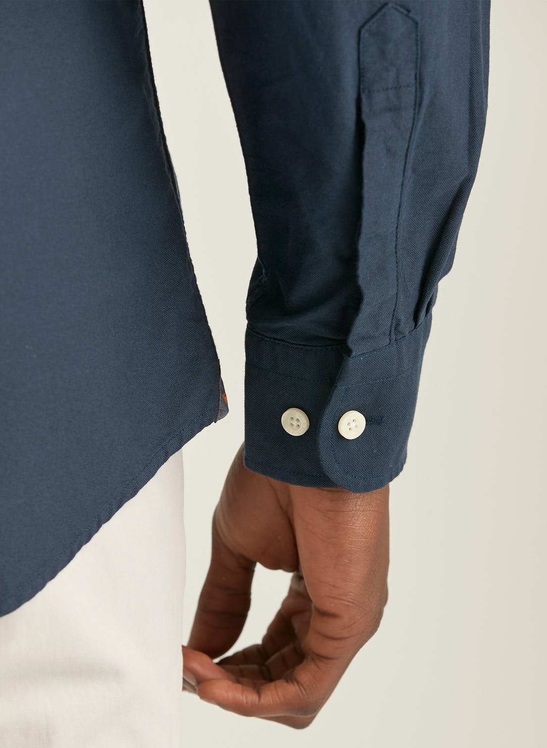 Oxford Button Down Shirt (60 Navy)