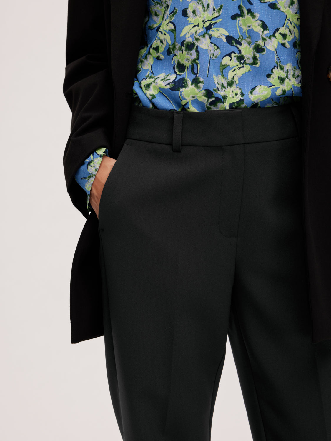 SLFRITA-RIA MW CROPPED PANT BLACK NOOS (BLACK)