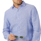 Linen Shirt (Light Blue)