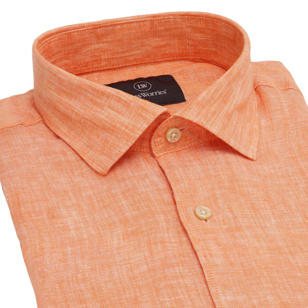 Linen Shirt (Apricot)