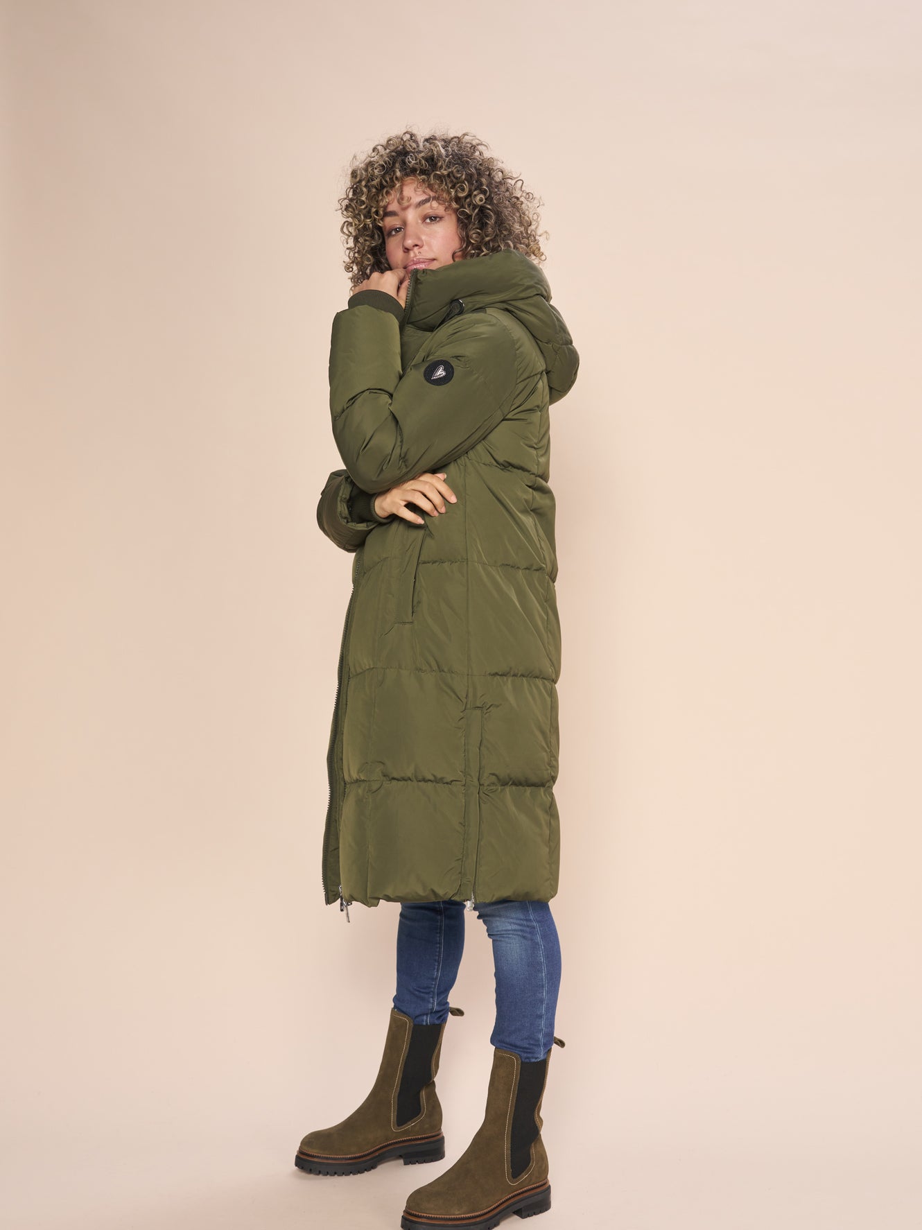 Nova Square Down Coat (519 Forest Night)